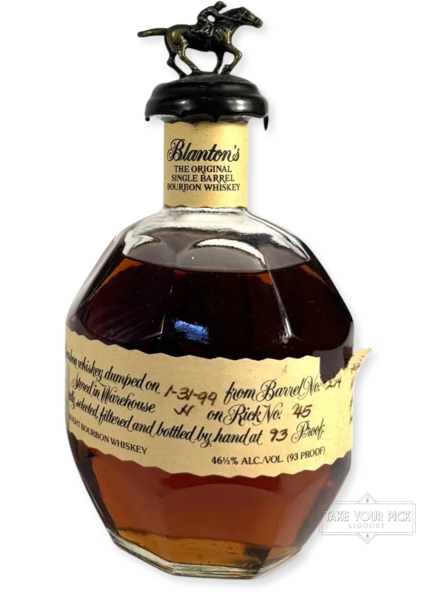 Blanton's Sib 1999 (torn label)
