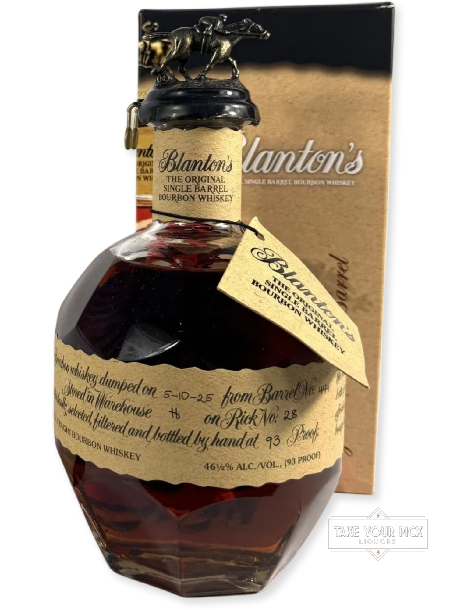 Blanton's Single Barrel - 93 Proof - Bottle Front