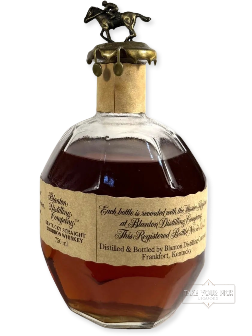 Blanton's Single Barrel 1989 - 93 Proof - Bottle Back