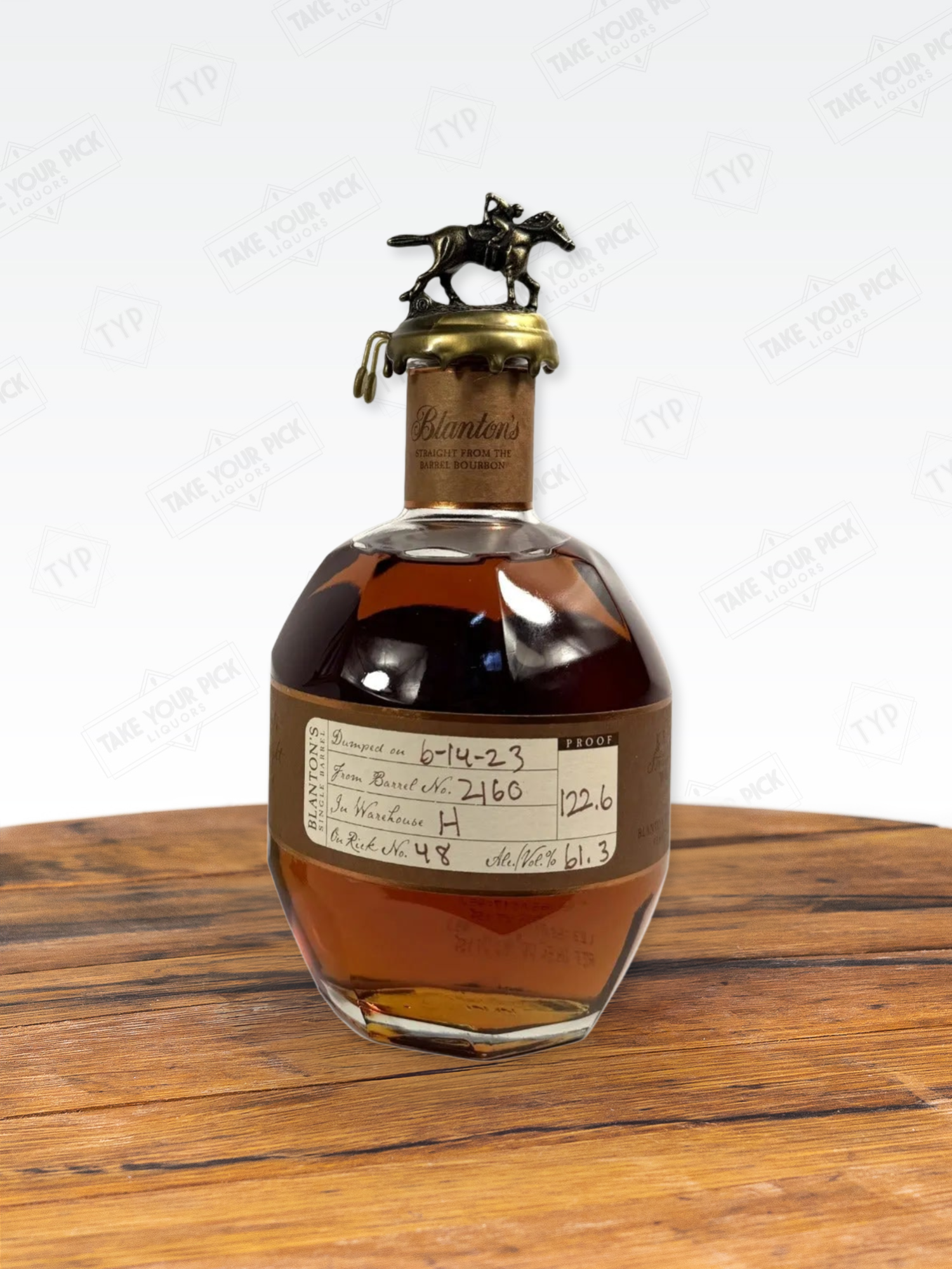 Blanton's Straight From The Barrel 122.6pf. 2023 700ml