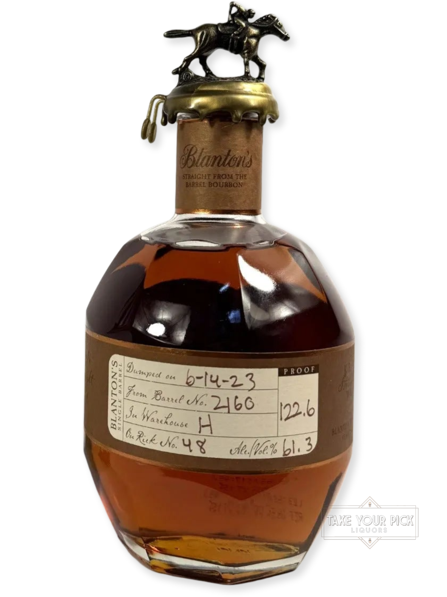 Blanton's Straight From The Barrel 122.6pf. 2023 700ml