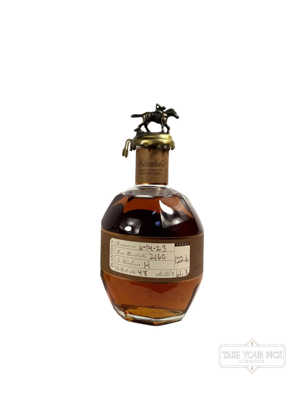 Blanton's Straight From The Barrel 122.6pf. 2023 700ml - 122.6 Proof