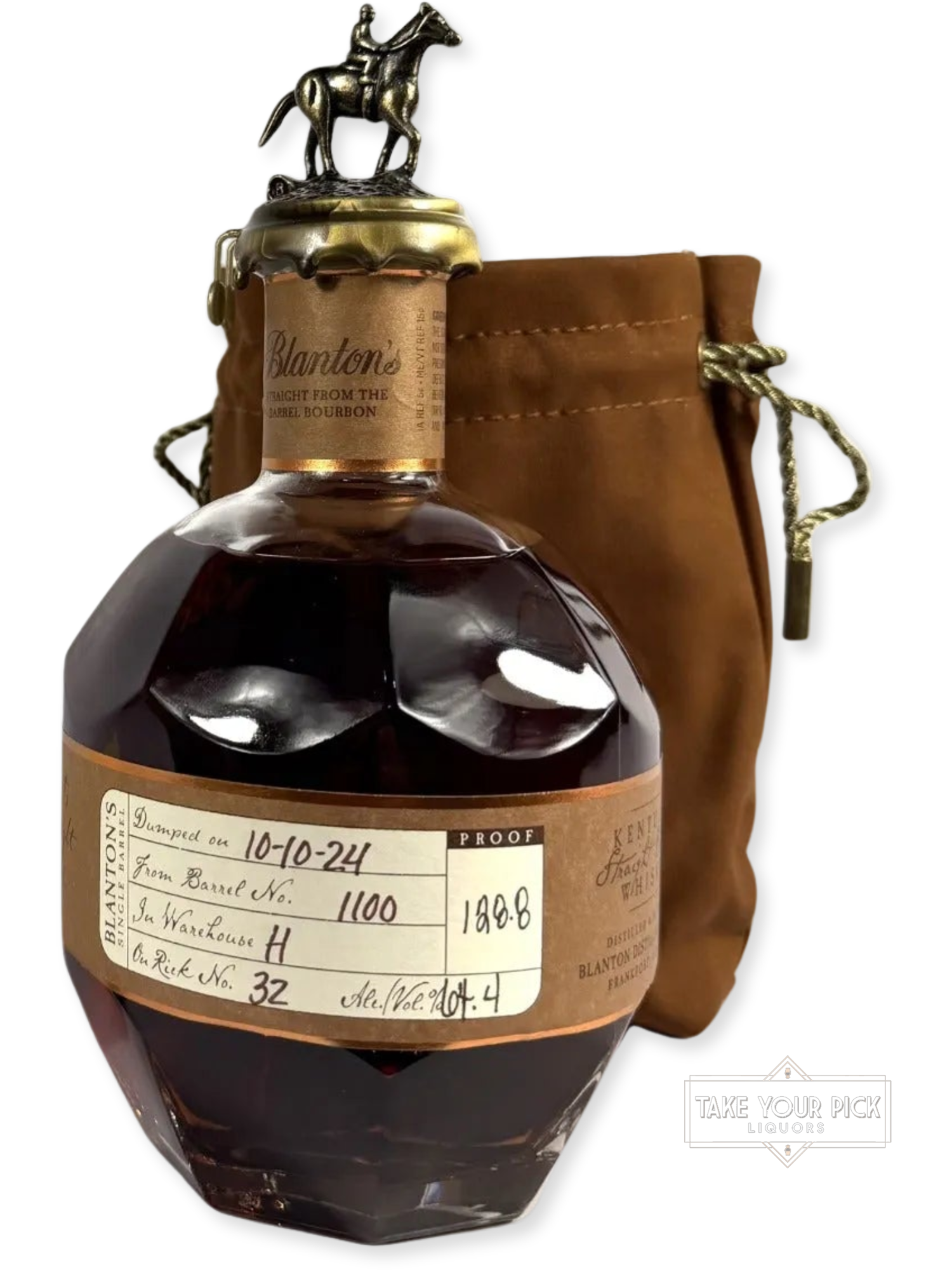 Blanton's Straight From The Barrel 128.8pf. 2024 750ml - 128.8 Proof - Bottle Front