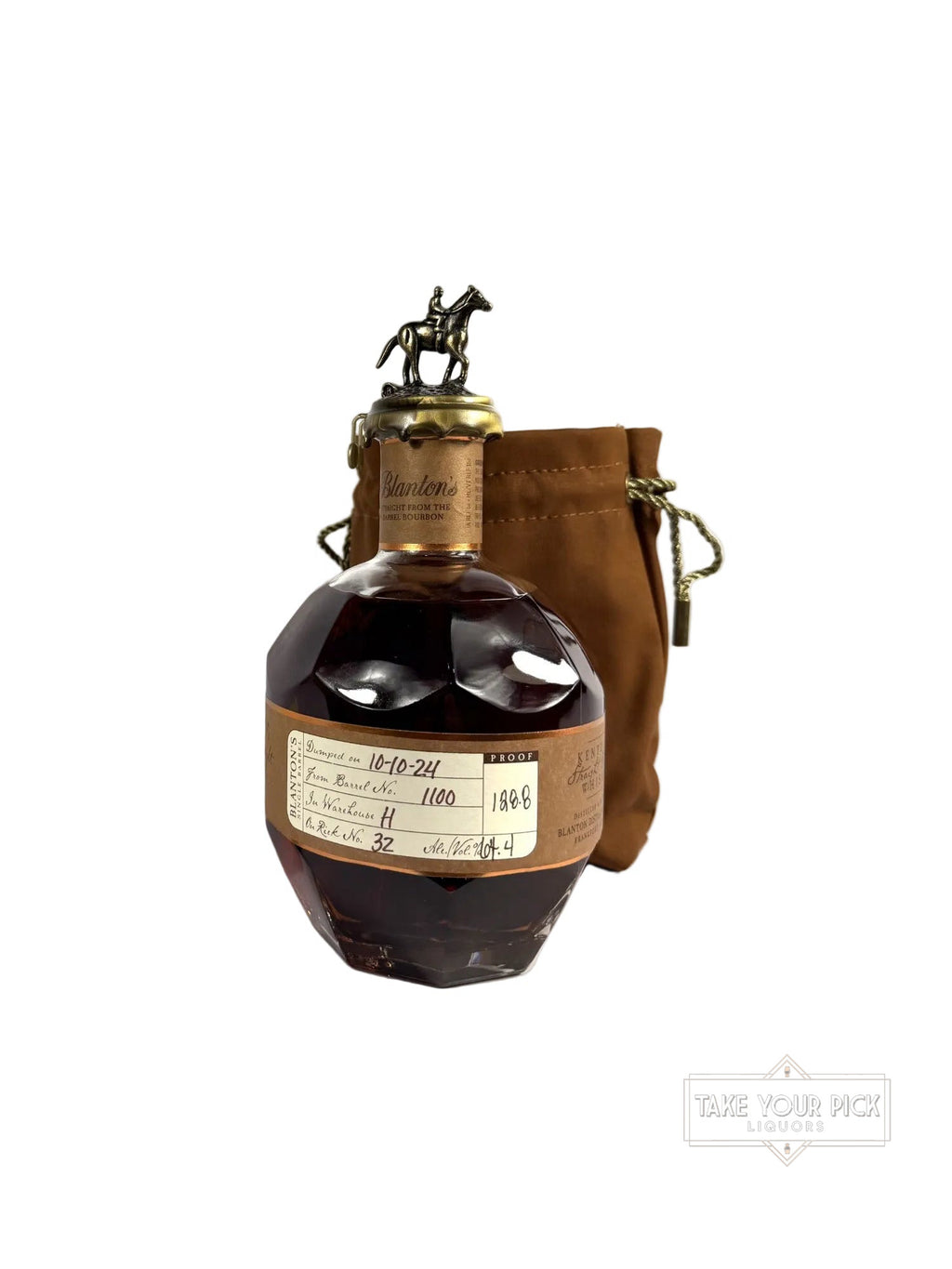 Blanton's Straight From The Barrel 128.8pf. 2024 750ml - 128.8 Proof