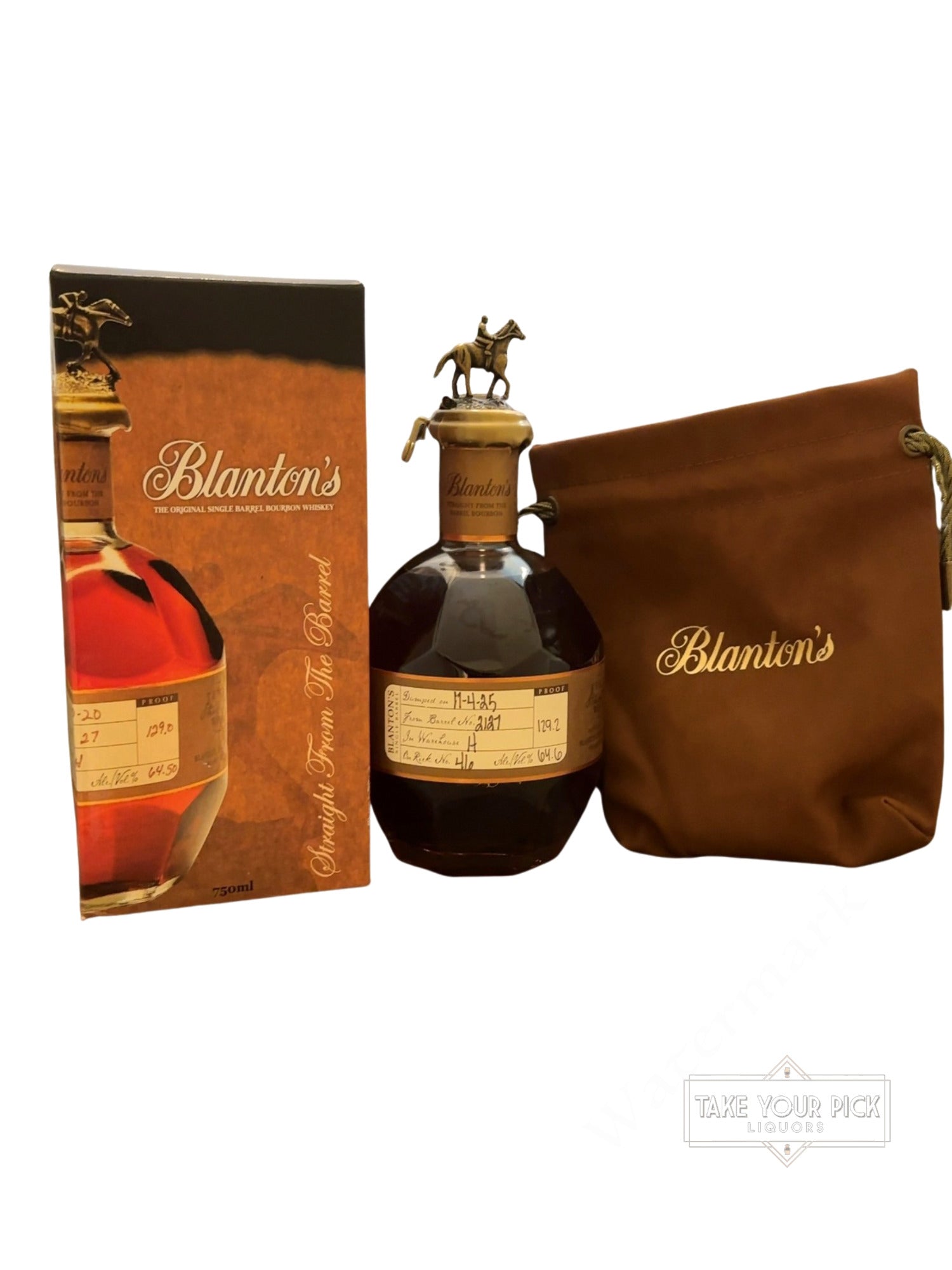 Blanton's Straight From The Barrel 129.2 Proof- 750ml (US Release)