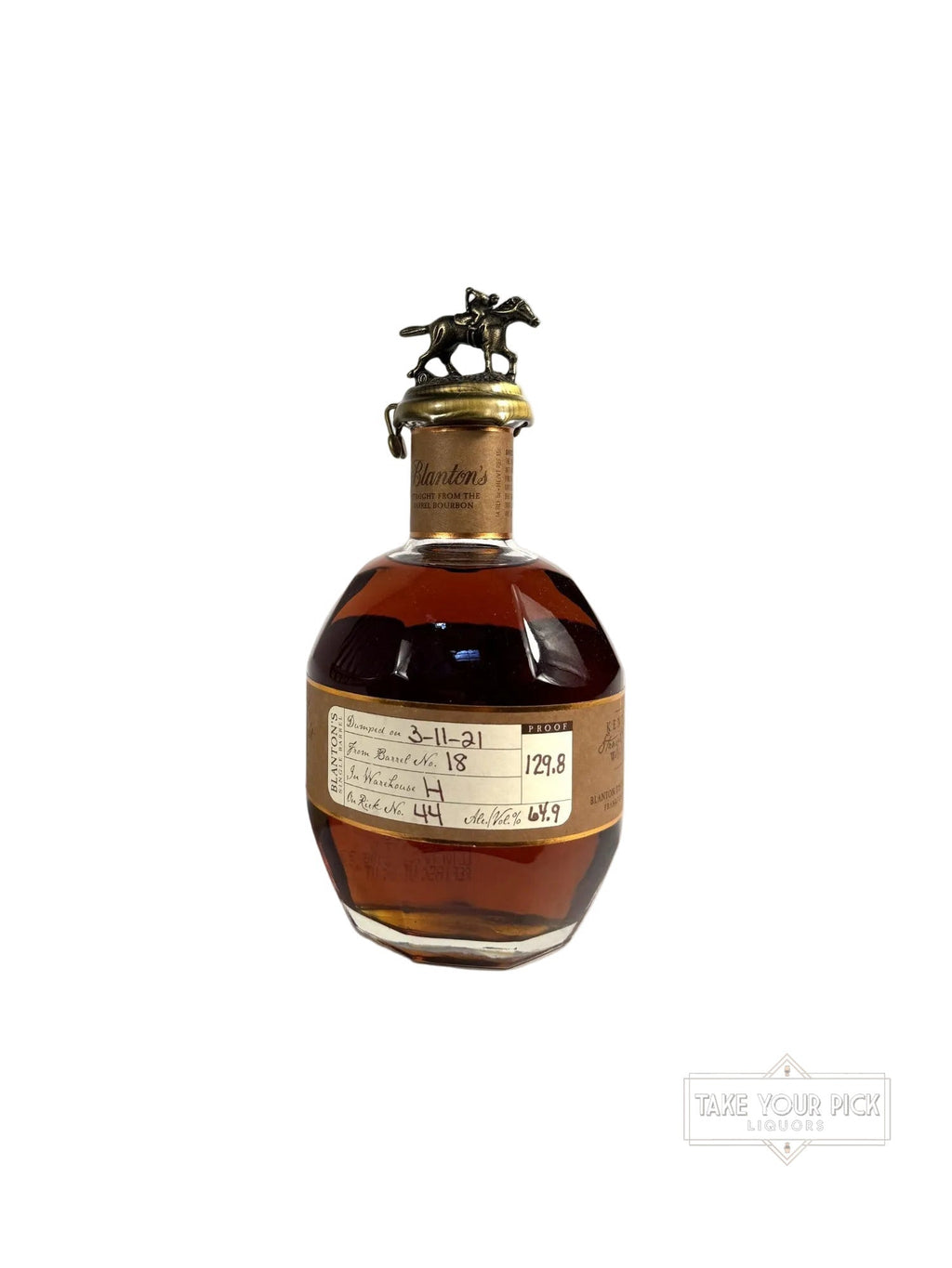 Blanton's Straight From The Barrel 129.8pf. 2021 700ml - 129.8 Proof