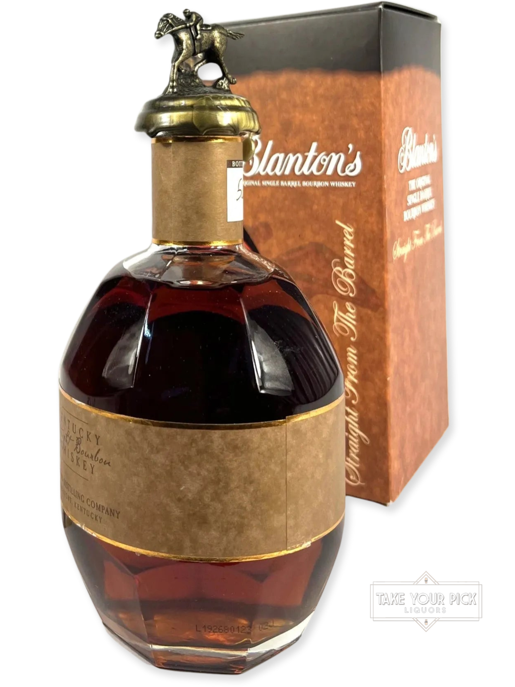 Blanton's Straight From The Barrel 134.4pf. 2019 - 134.4 Proof - Bottle Back