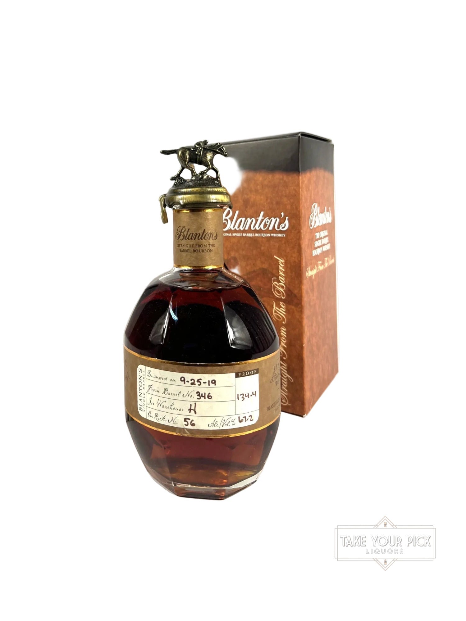 Blanton's Straight From The Barrel 134.4pf. 2019 - 134.4 Proof