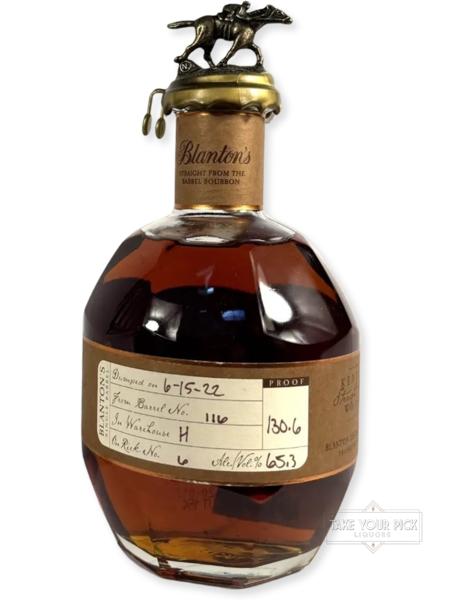 Blanton's Straight From The Barrel Bourbon 130.6 pf. 2022 700ml
