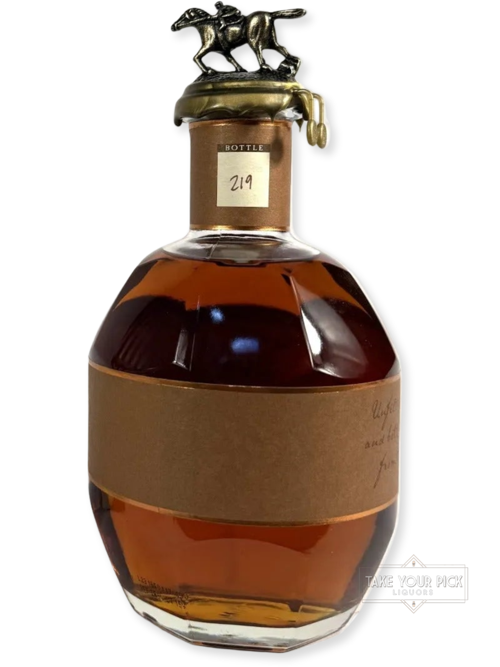 Blanton's Straight from the Barrel 122.6pf. 2023 700ml - 122.6 Proof - Bottle Back