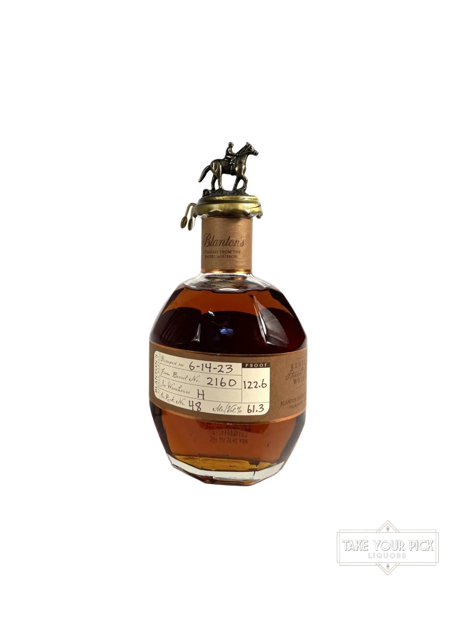 Blanton's Straight from the Barrel 122.6pf. 2023 700ml - 122.6 Proof