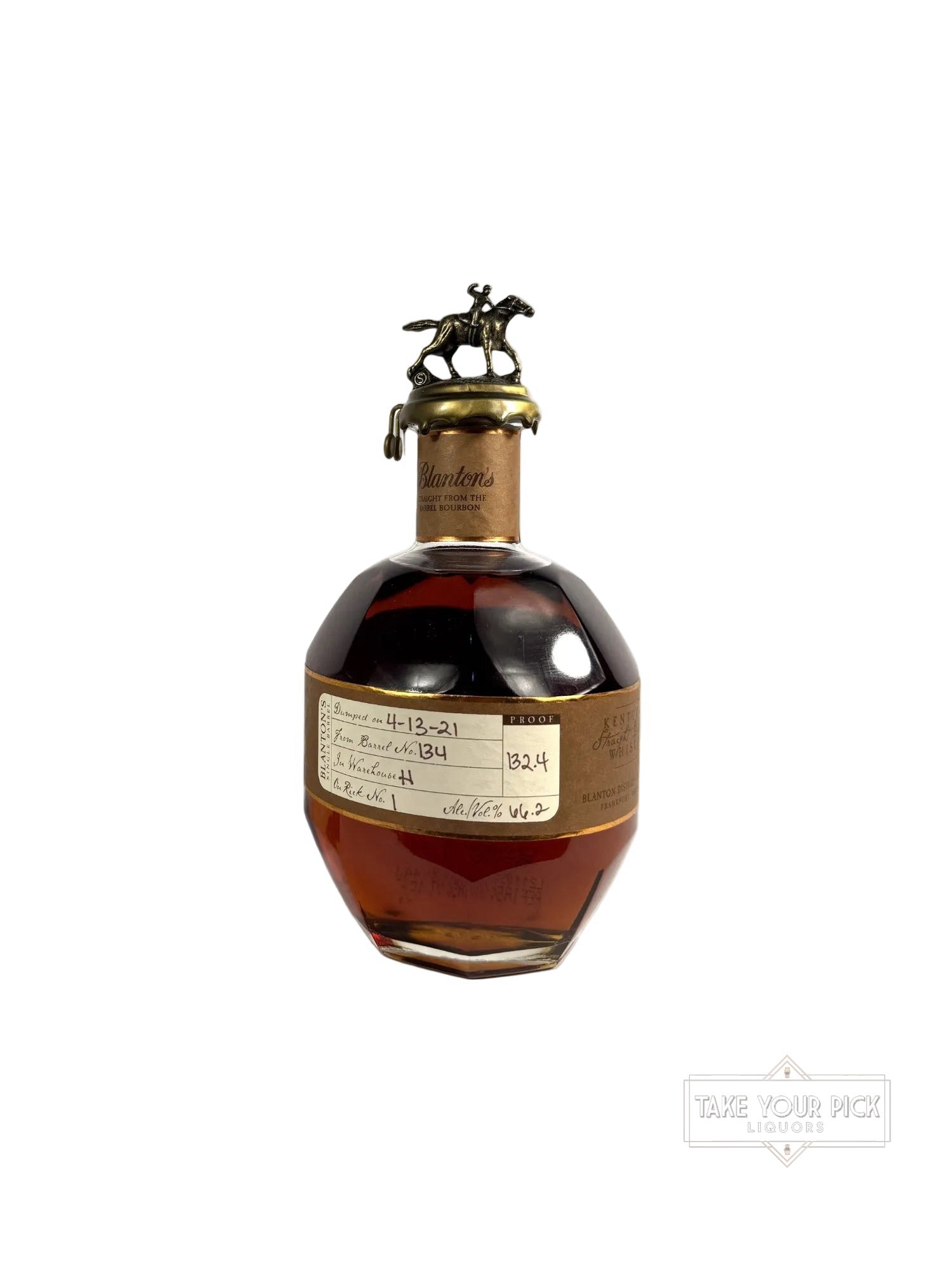 Blanton's Straight from the Barrel 132.4pf. 2021 750ml - 132.4 Proof