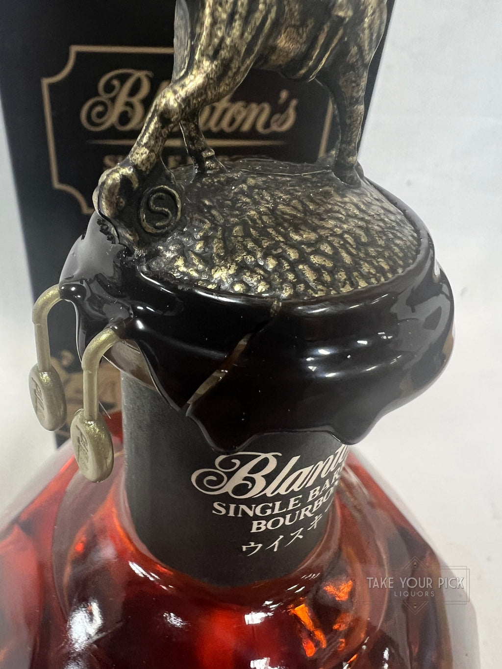 Blanton’s Takara Black Single Barrel 750ml Damaged Wax