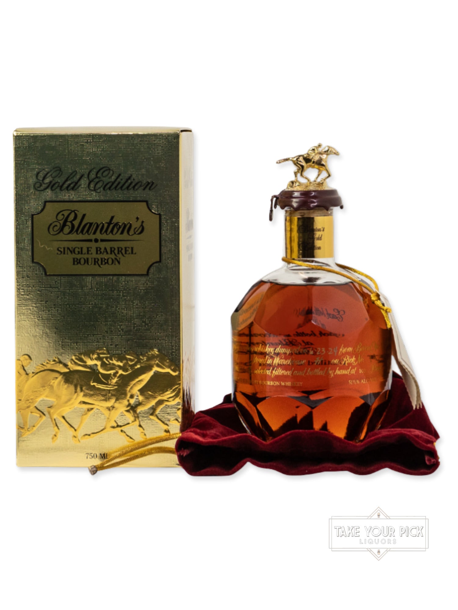 Blanton’s Takara Gold 750ml Damaged Wax