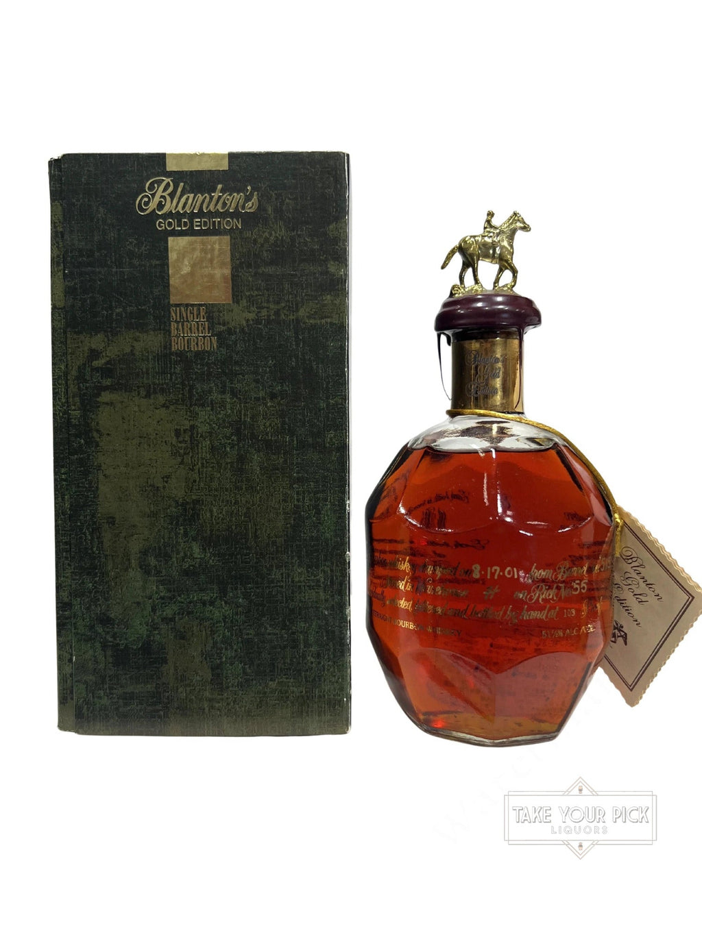 2001 Blanton's Takara Gold Racing Set 103 Proof 750ml