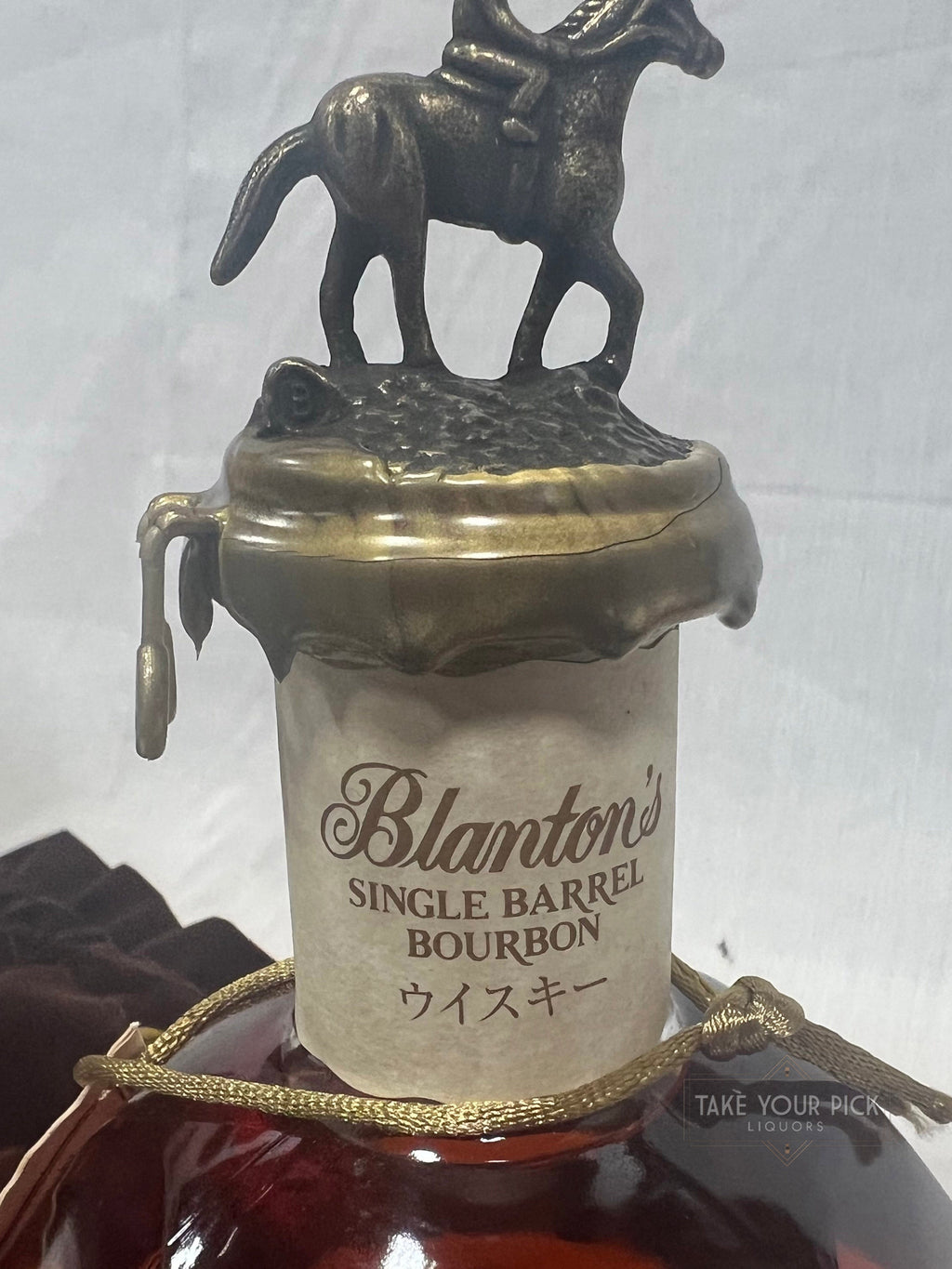 Blanton's Takara Red Single Barrel 750ml Damaged Wax