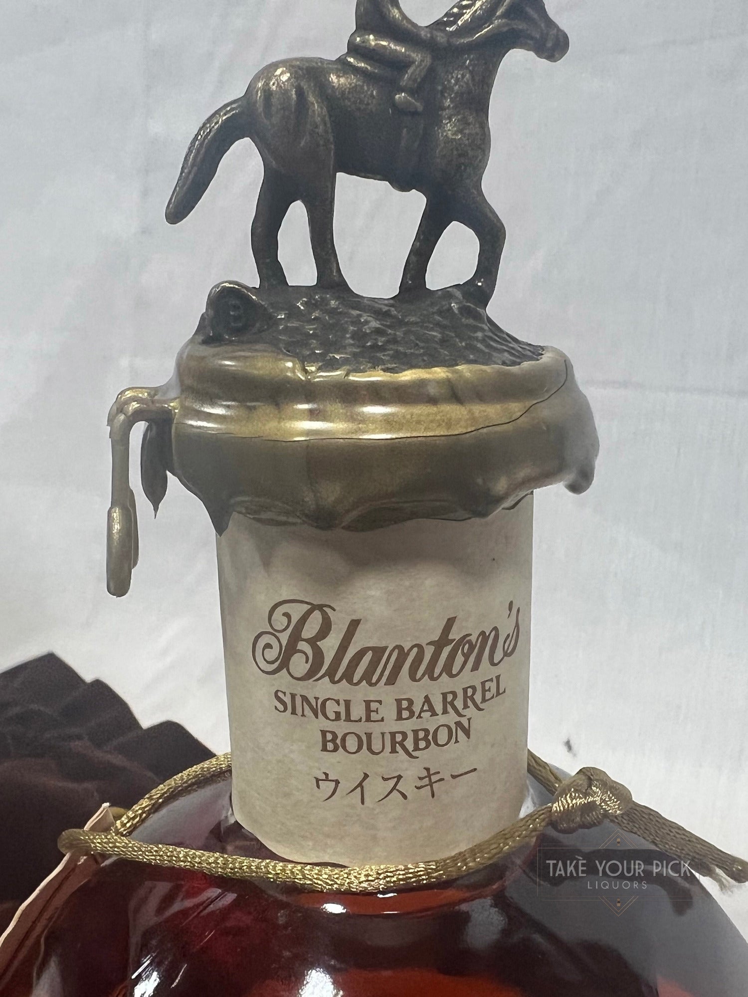 Blanton's Takara Red Single Barrel 750ml Damaged Wax