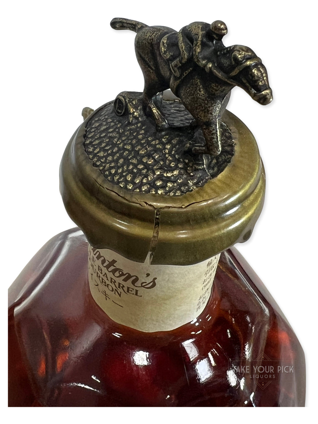 Blanton's Takara Red Single Barrel 750ml Damaged Wax