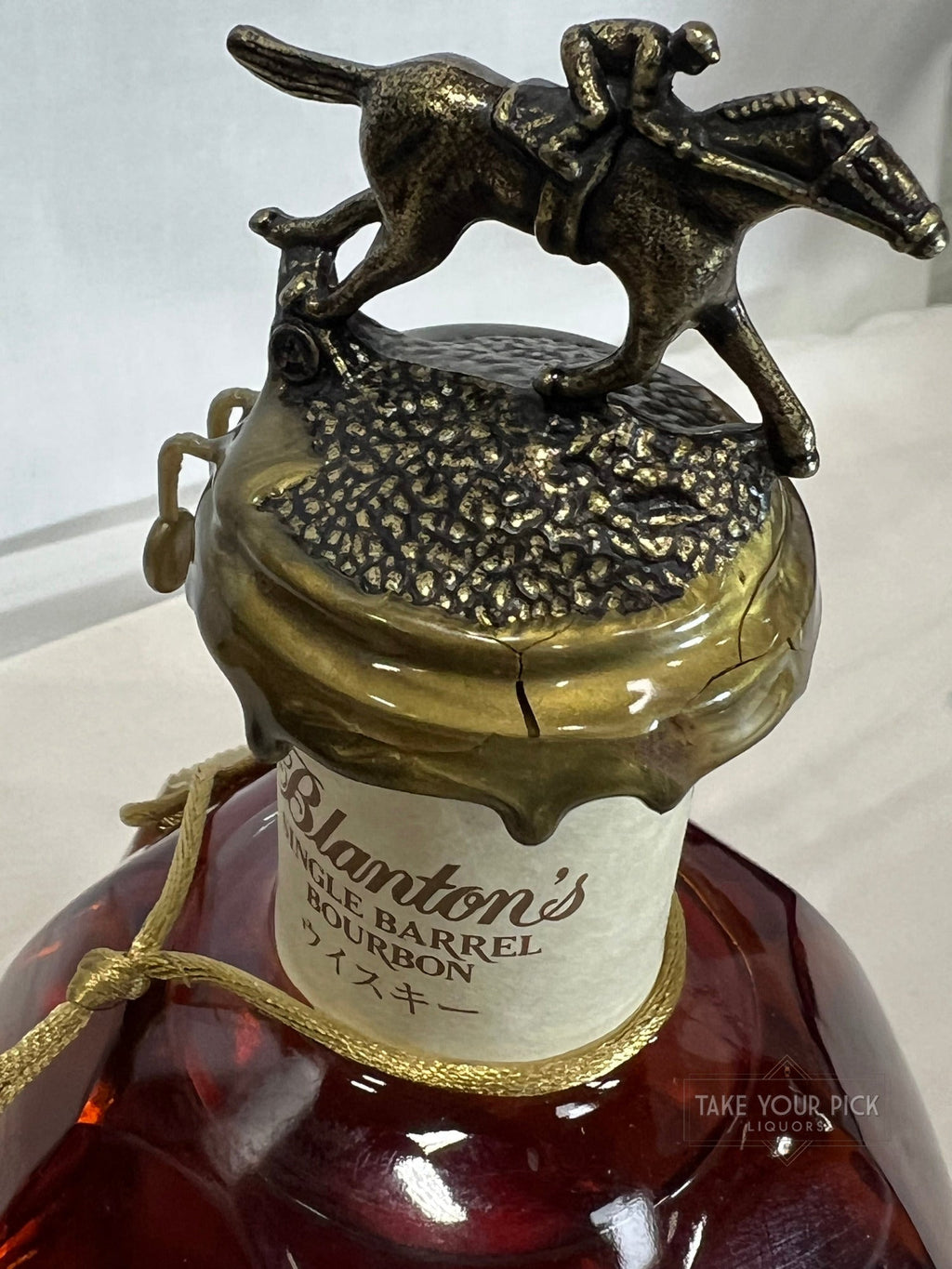 Blanton's Takara Red Single Barrel 750ml Damaged Wax