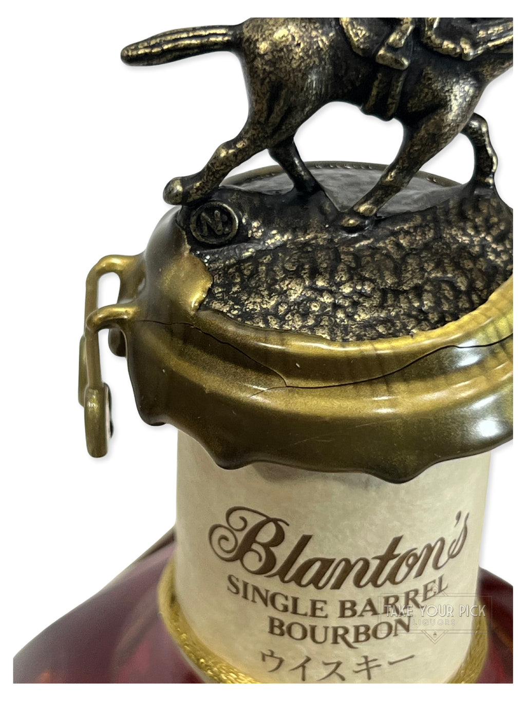 Blanton's Takara Red Single Barrel 750ml Damaged Wax