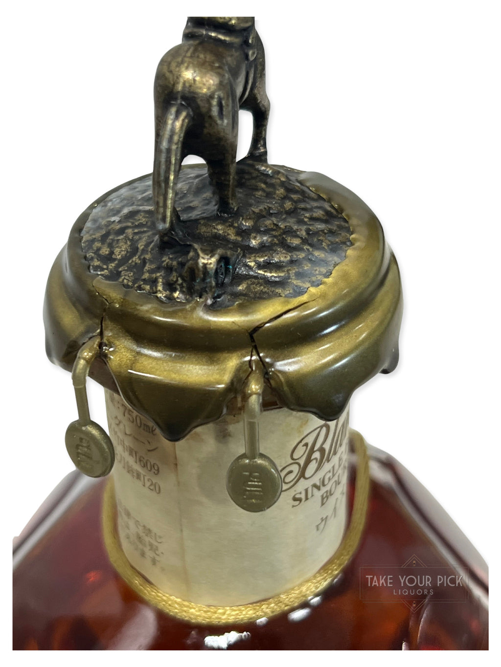 Blanton's Takara Red Single Barrel 750ml Damaged Wax