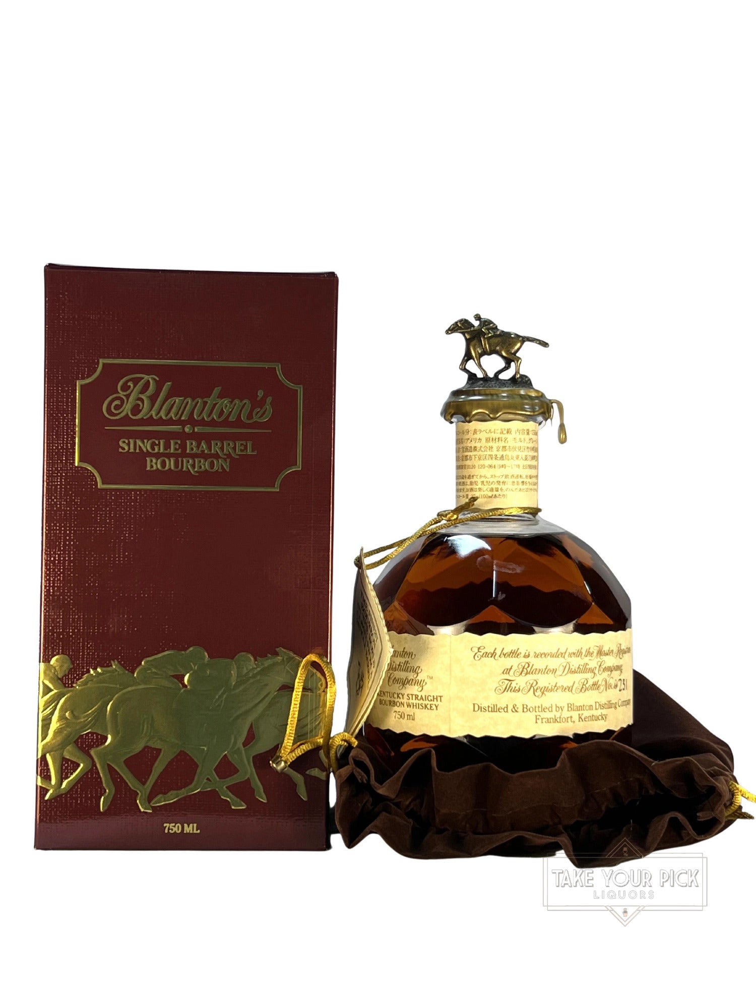 Blanton's Takara Red Single Barrel 750ml (Takara Red) - 93 Proof
