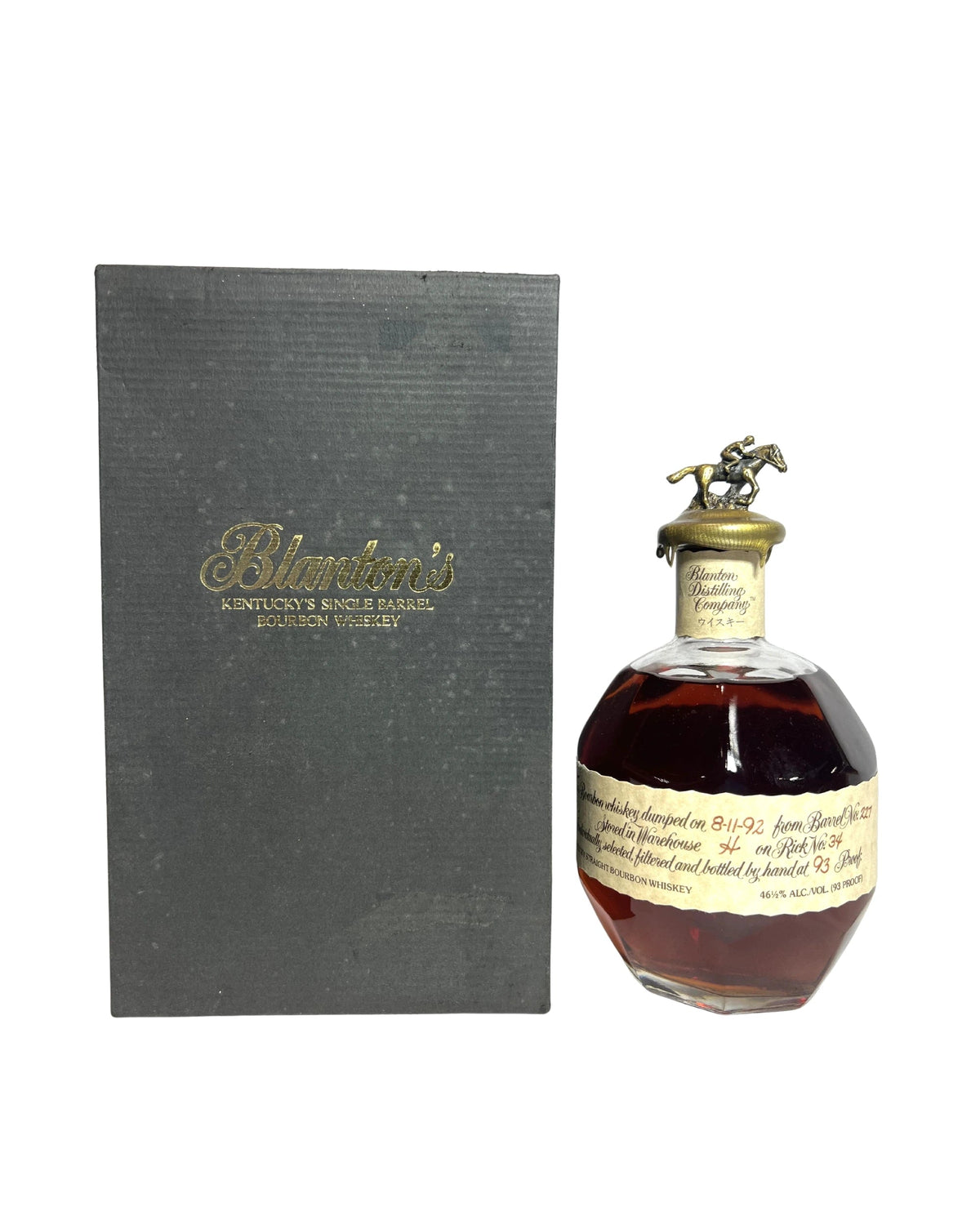 Blanton's Takara Red With Presentation Box 1992, 93 Proof 750ml