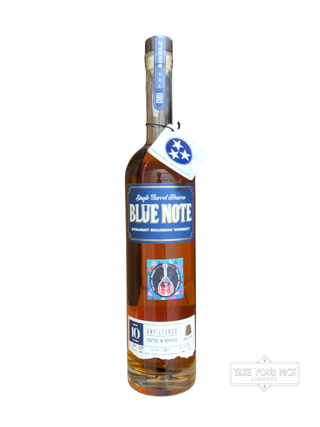 Blue Note Vinyl Series Barrel Proof Bourbon Whiskey 100 Proof 750ml