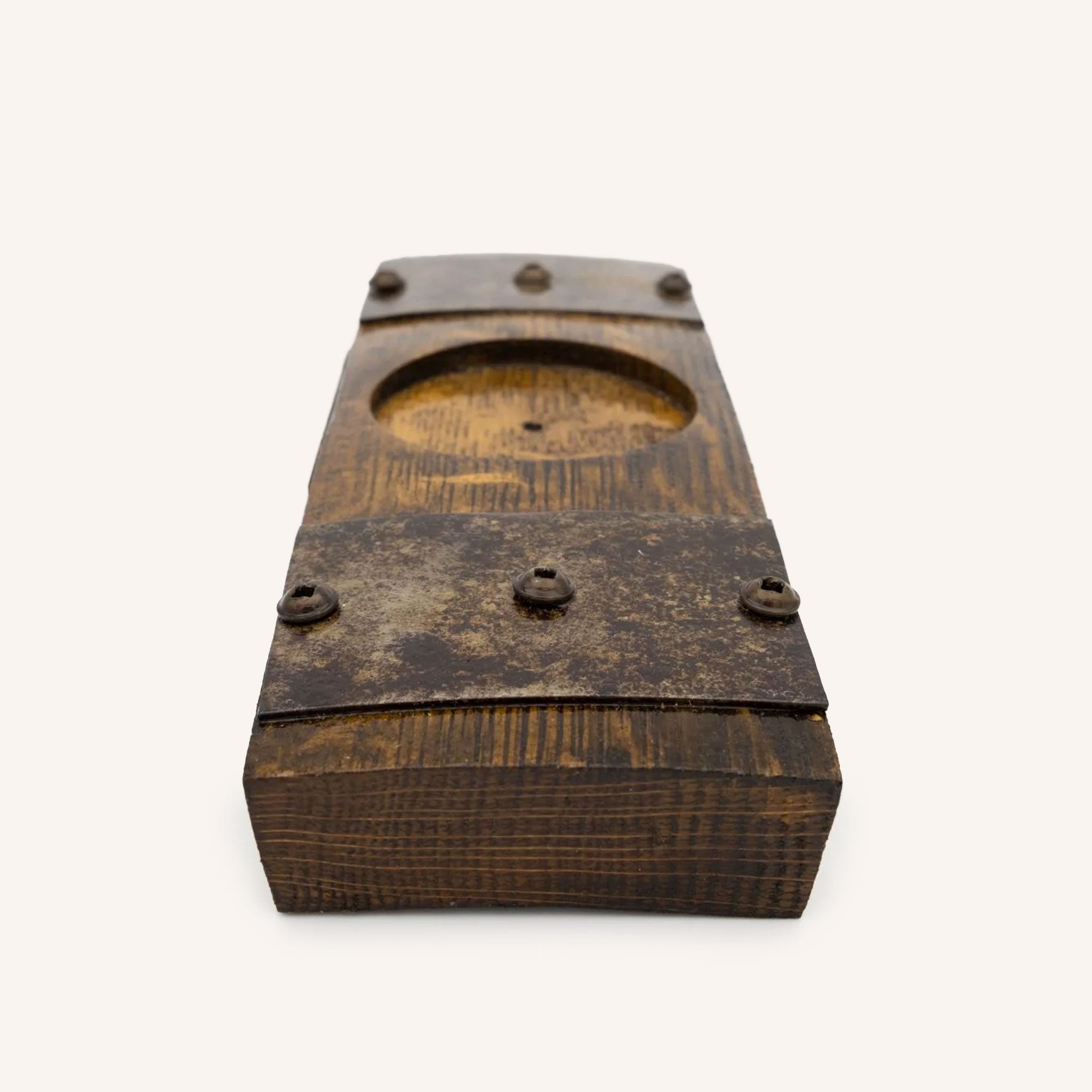 Hand Finished Barrel Stave for Your Smoky Simple Syrup