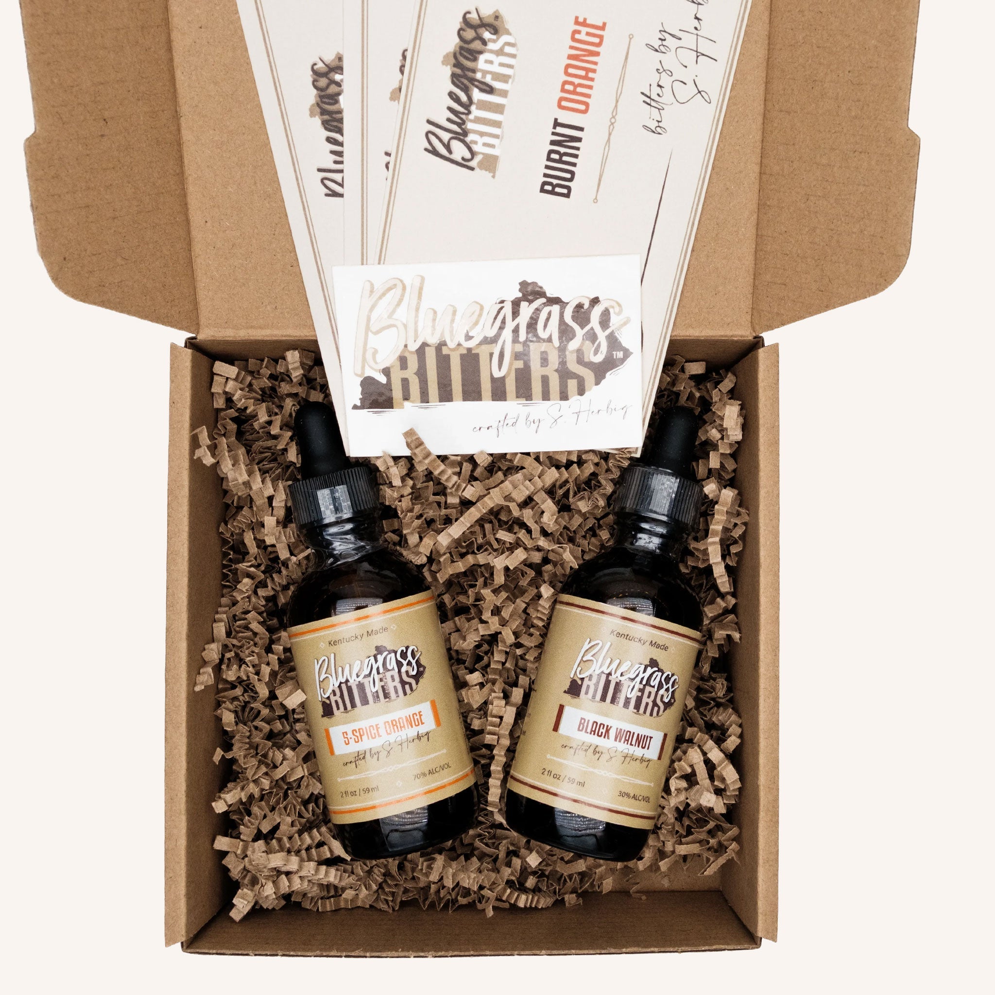 Black Walnut and 5-Spice Orange Bitters Gift Box