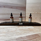 Hand Finished Barrel Stave Bitters Display