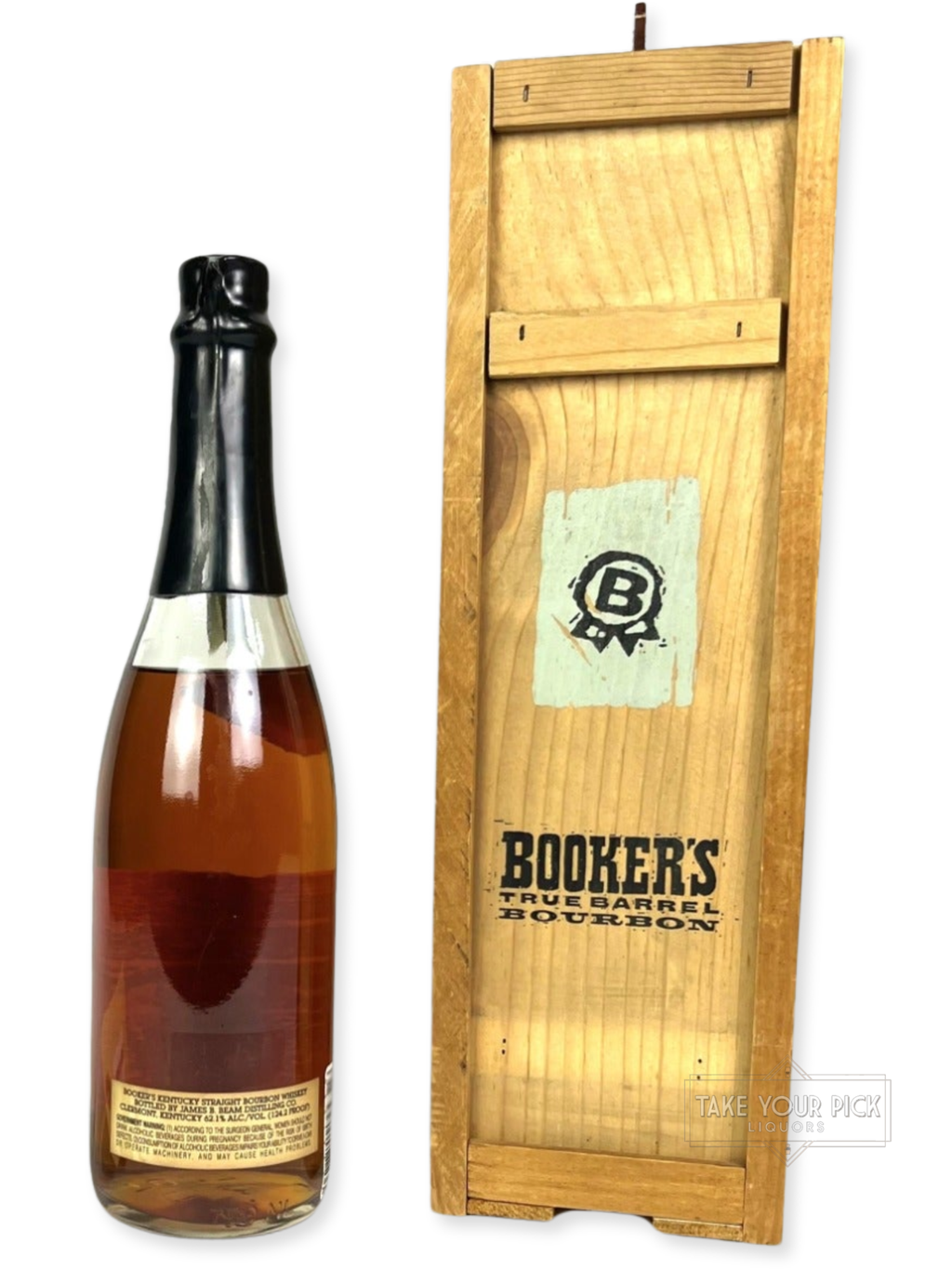 Booker's Black Wax 1982 - 124.2 Proof - Bottle Back