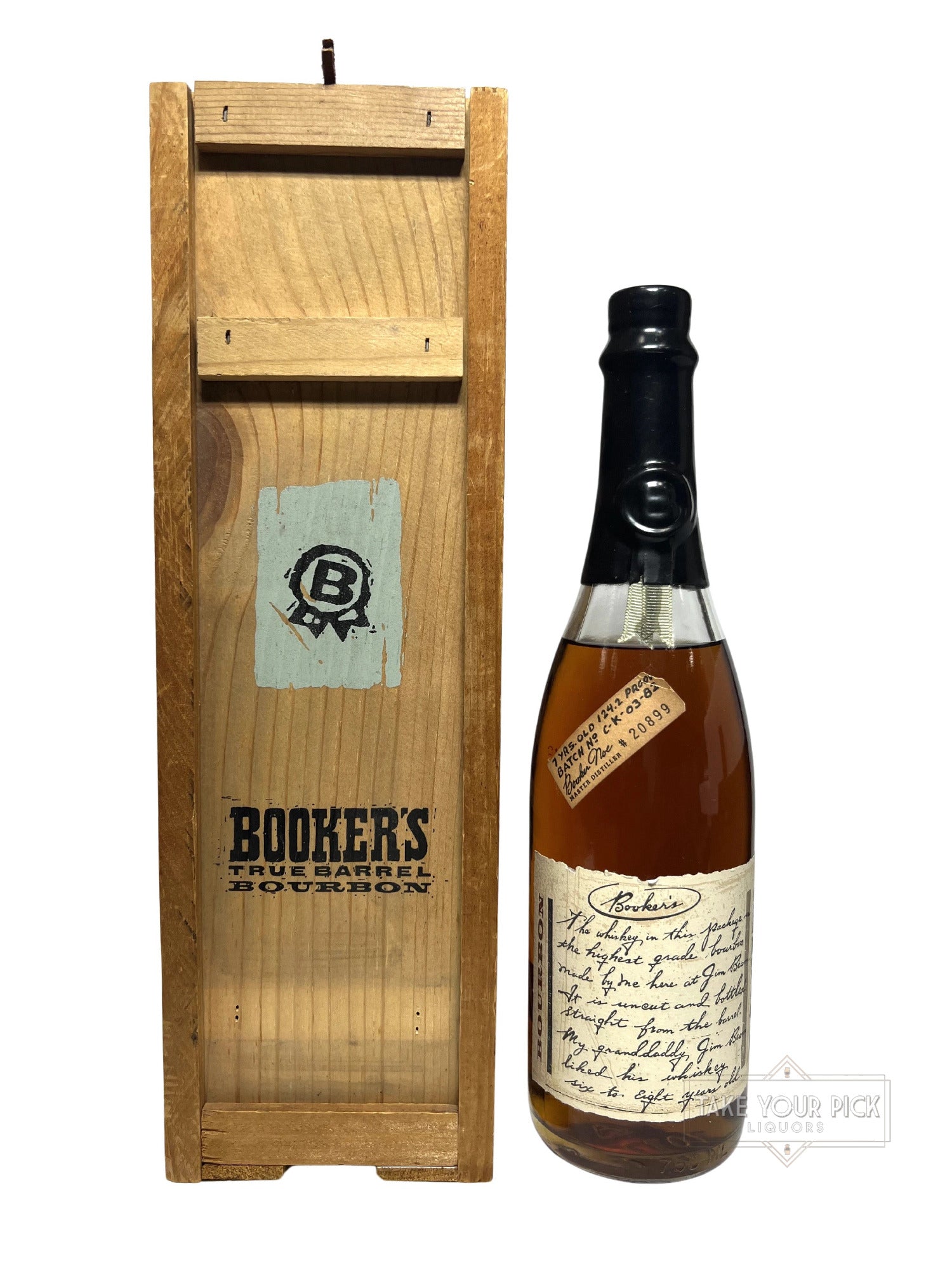 Booker's Black Wax 1982 - 124.2 Proof