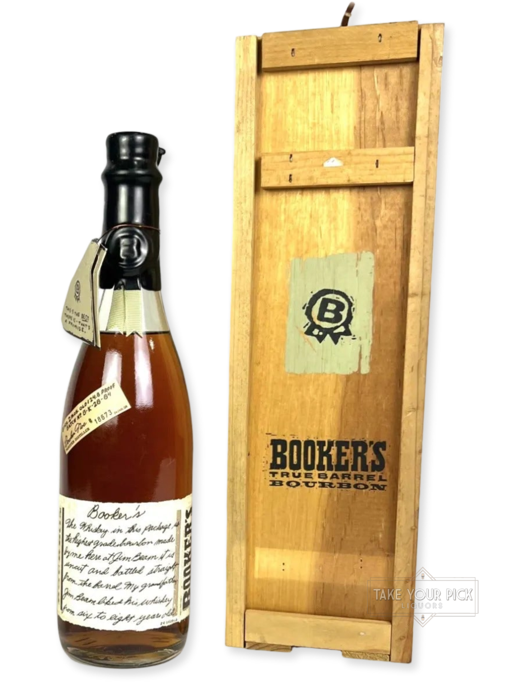 Booker's Black Wax 1984 - 124.6 Proof - Bottle Front