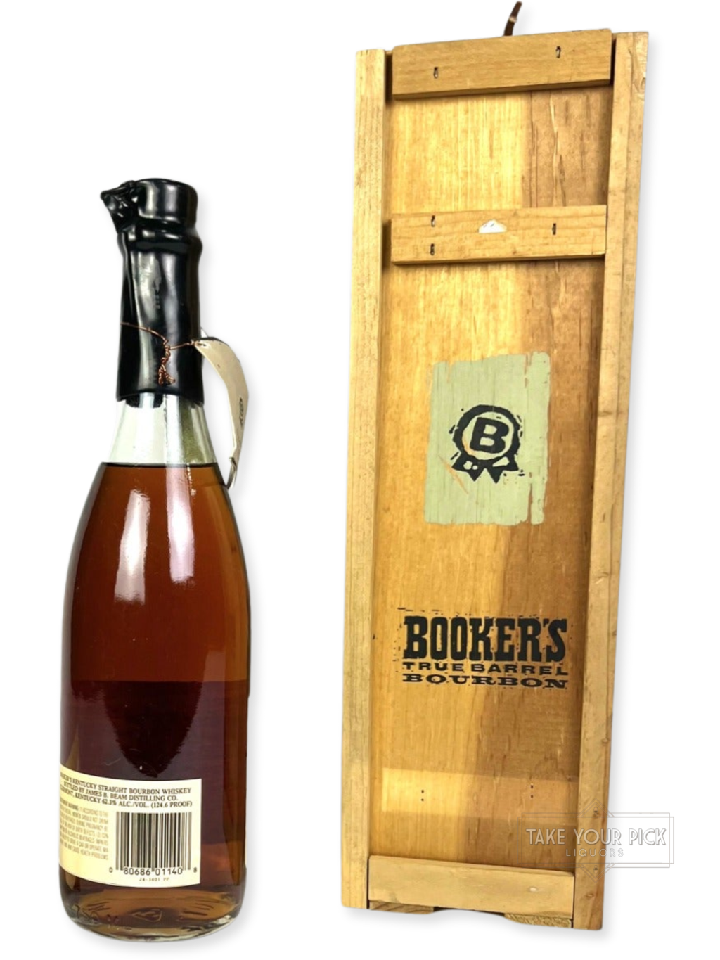 Booker's Black Wax 1984 - 124.6 Proof - Bottle Back