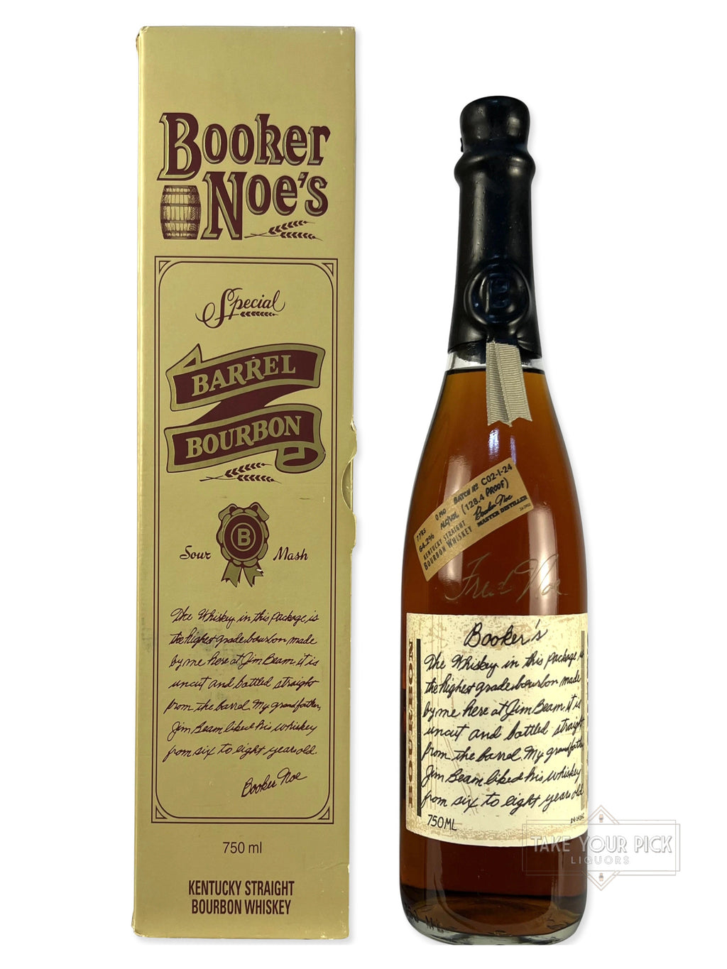 Booker's Black Wax 2002 Signed by Fred Noe