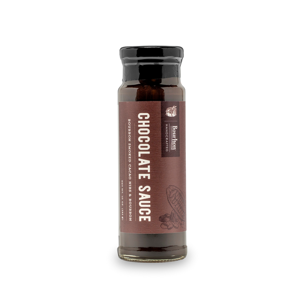 Chocolate Sauce – Bourbon Smoked Cacao Nibs & Bourbon