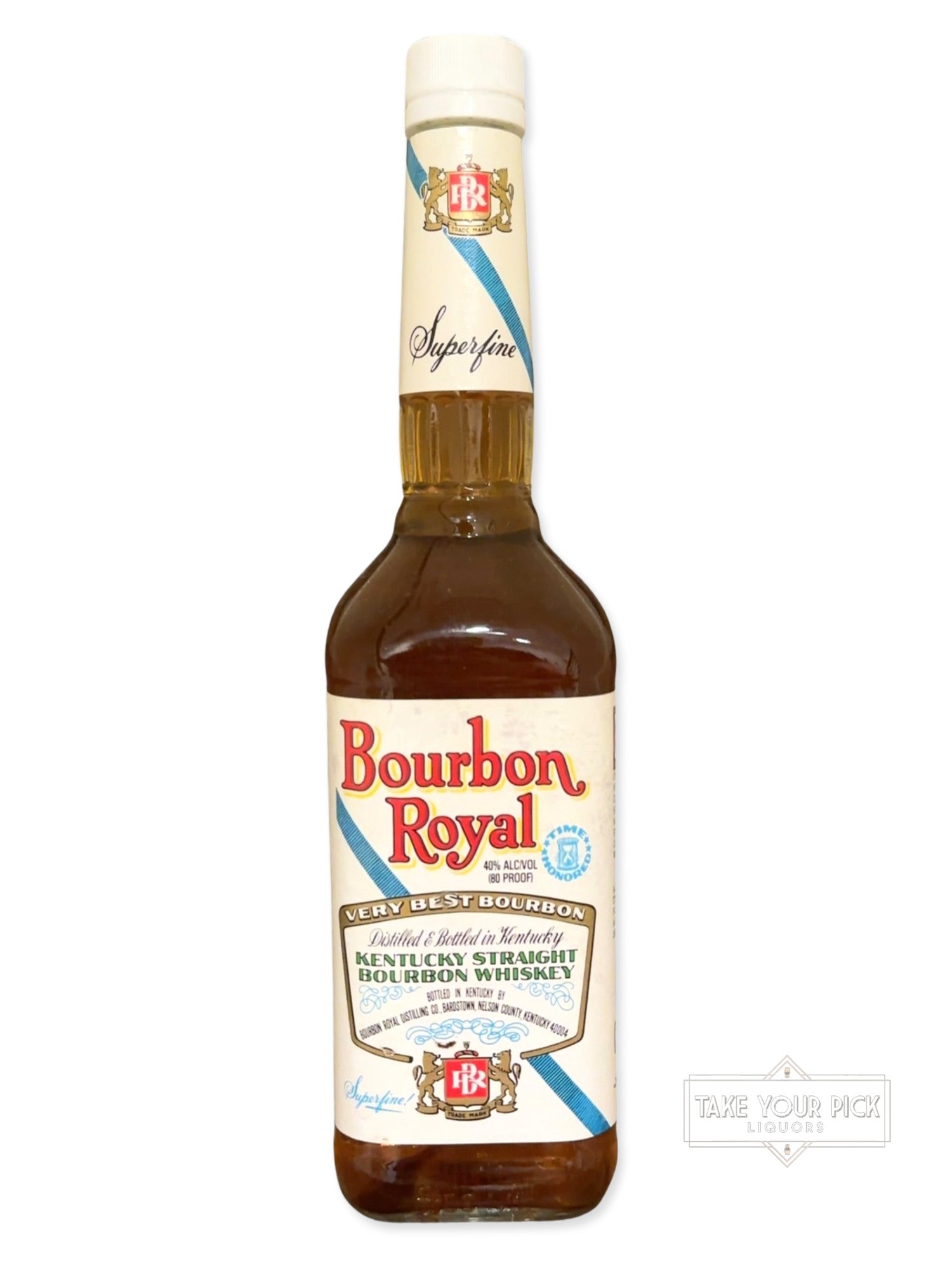 Bourbon Royal Distilling Co. Bourbon Royal Kentucky Straight Bourbon Whiskey 80 Proof