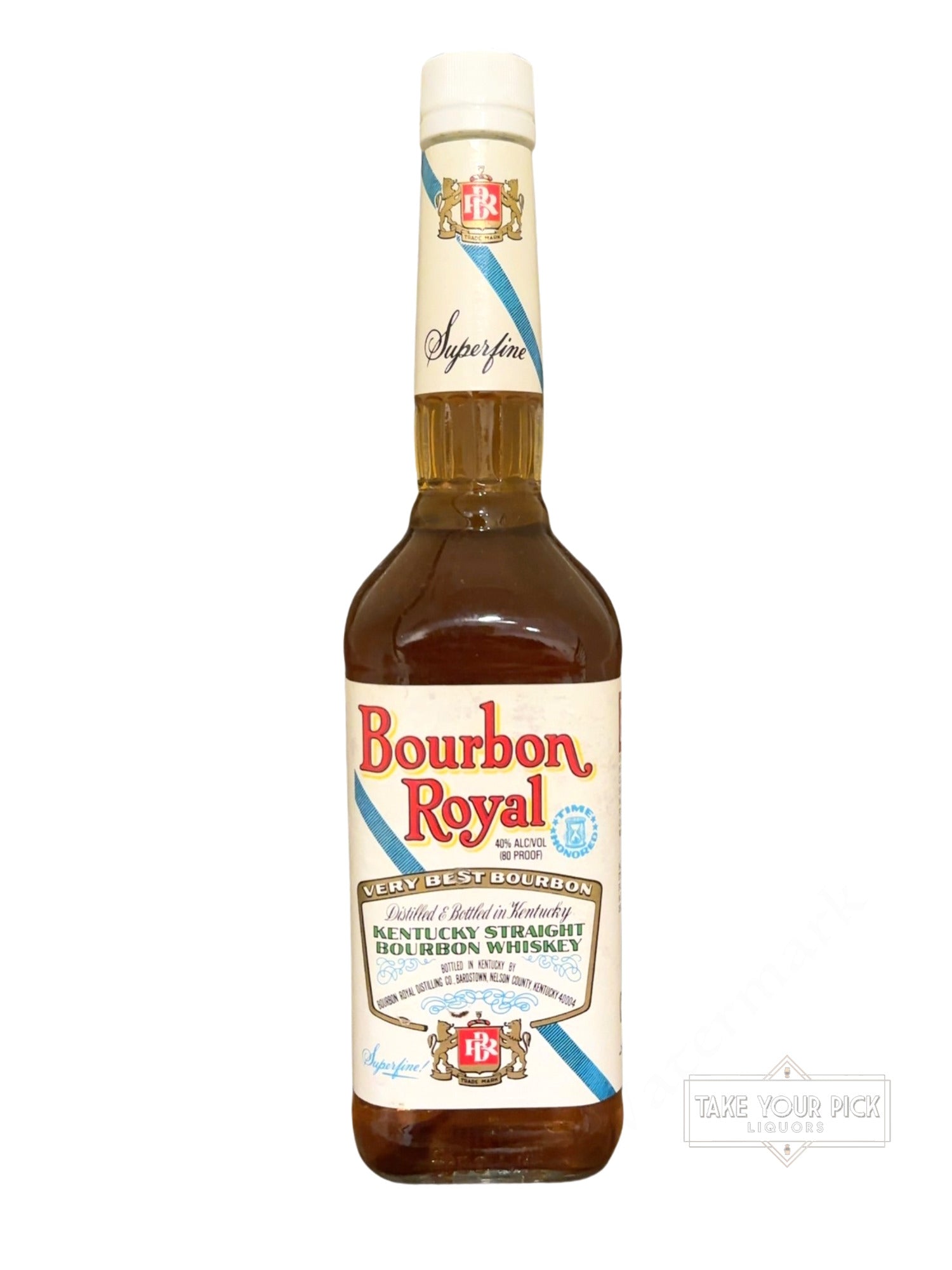 Bourbon Royal Distilling Co. Bourbon Royal Kentucky Straight Bourbon Whiskey 80 Proof