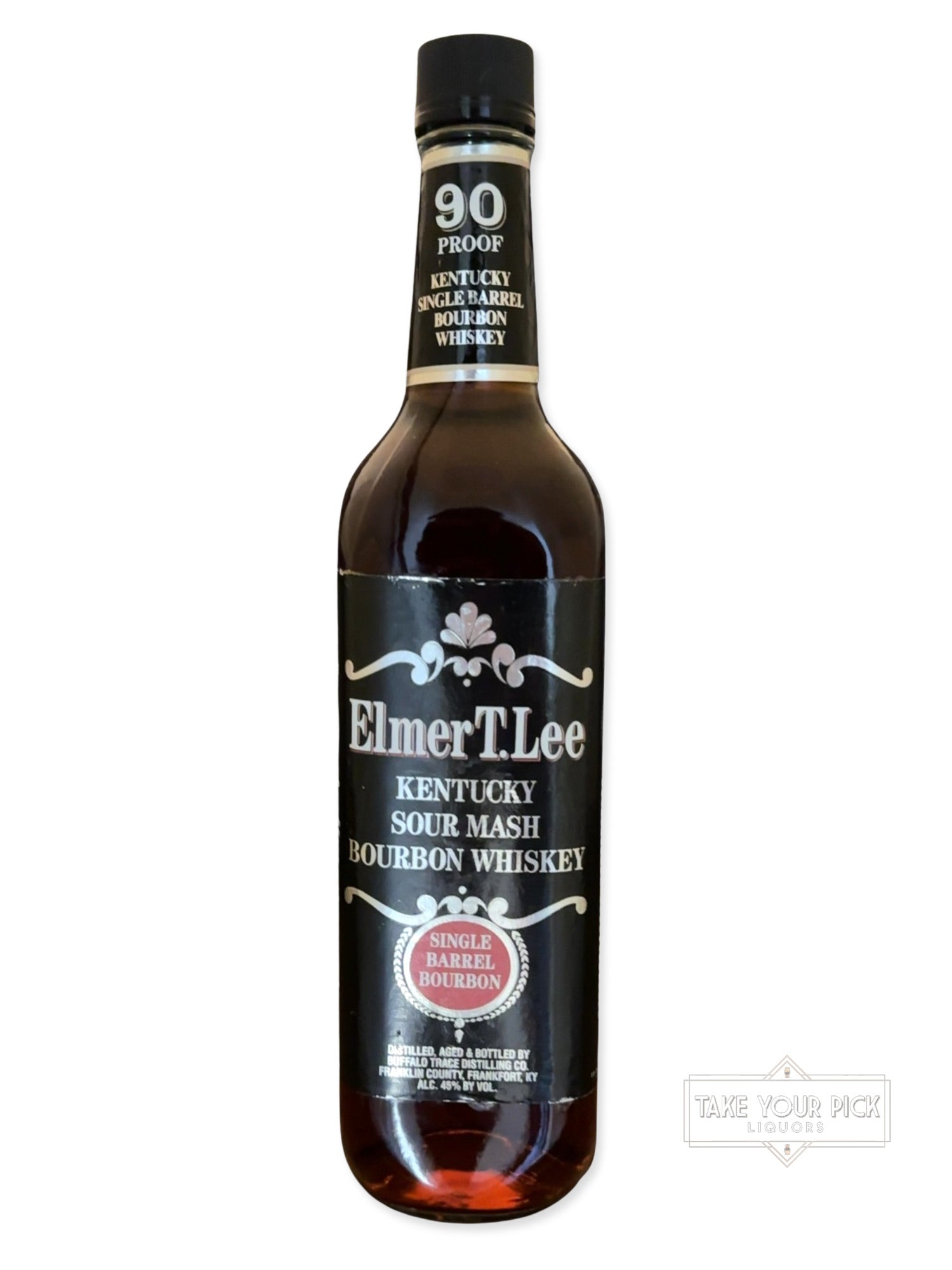 Buffalo Trace Distilling Co. Elmer T. Lee Kentucky Sour Mash Bourbon Whiskey 90 Proof