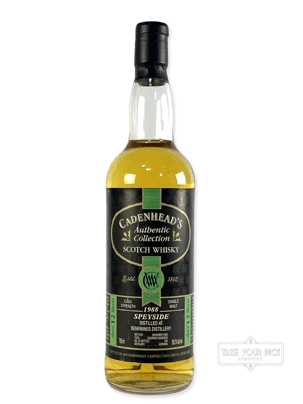 Cadenhead's Benrinnes 12-year 2000 - 118.4 Proof