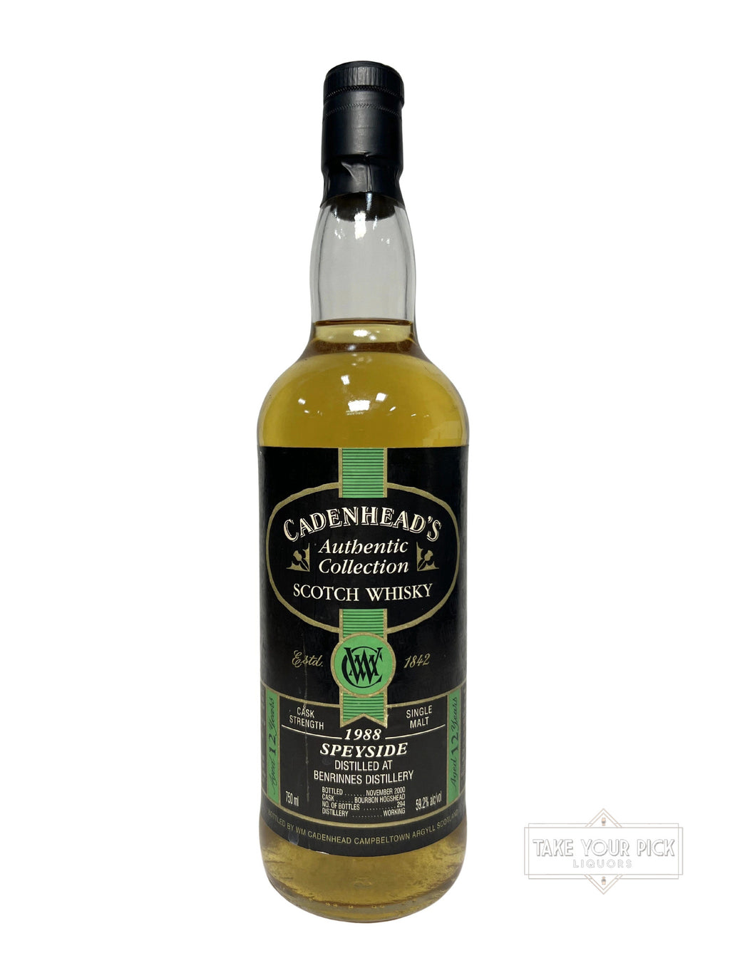 Cadenhead's Benrinnes 12-year 2000 - 118.4 Proof