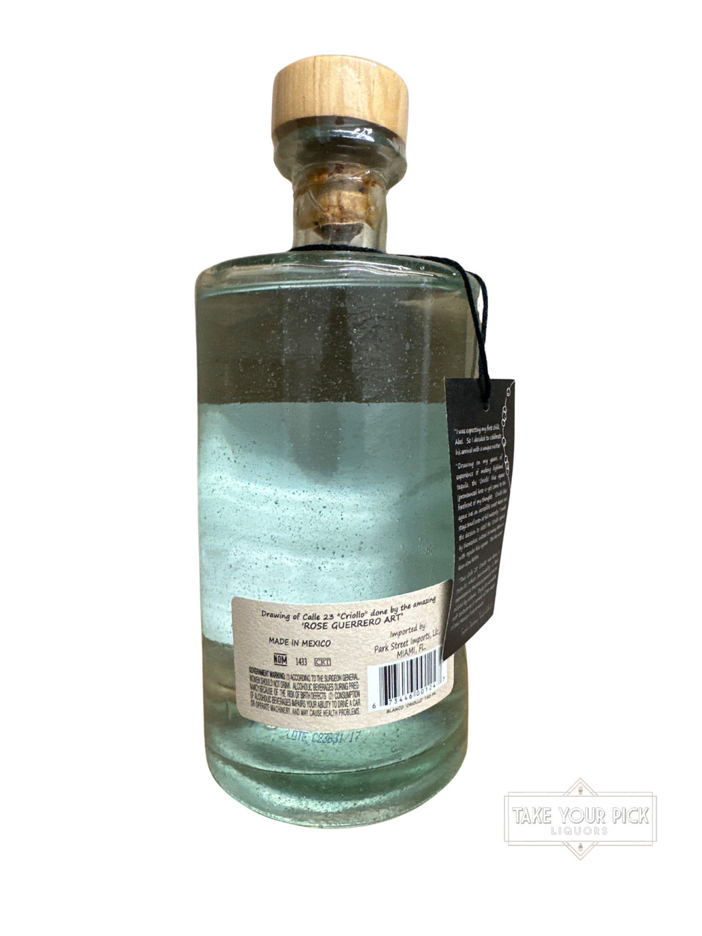 Calle 23 Criollo Tequila Blanco 98.6 Proof 750ml