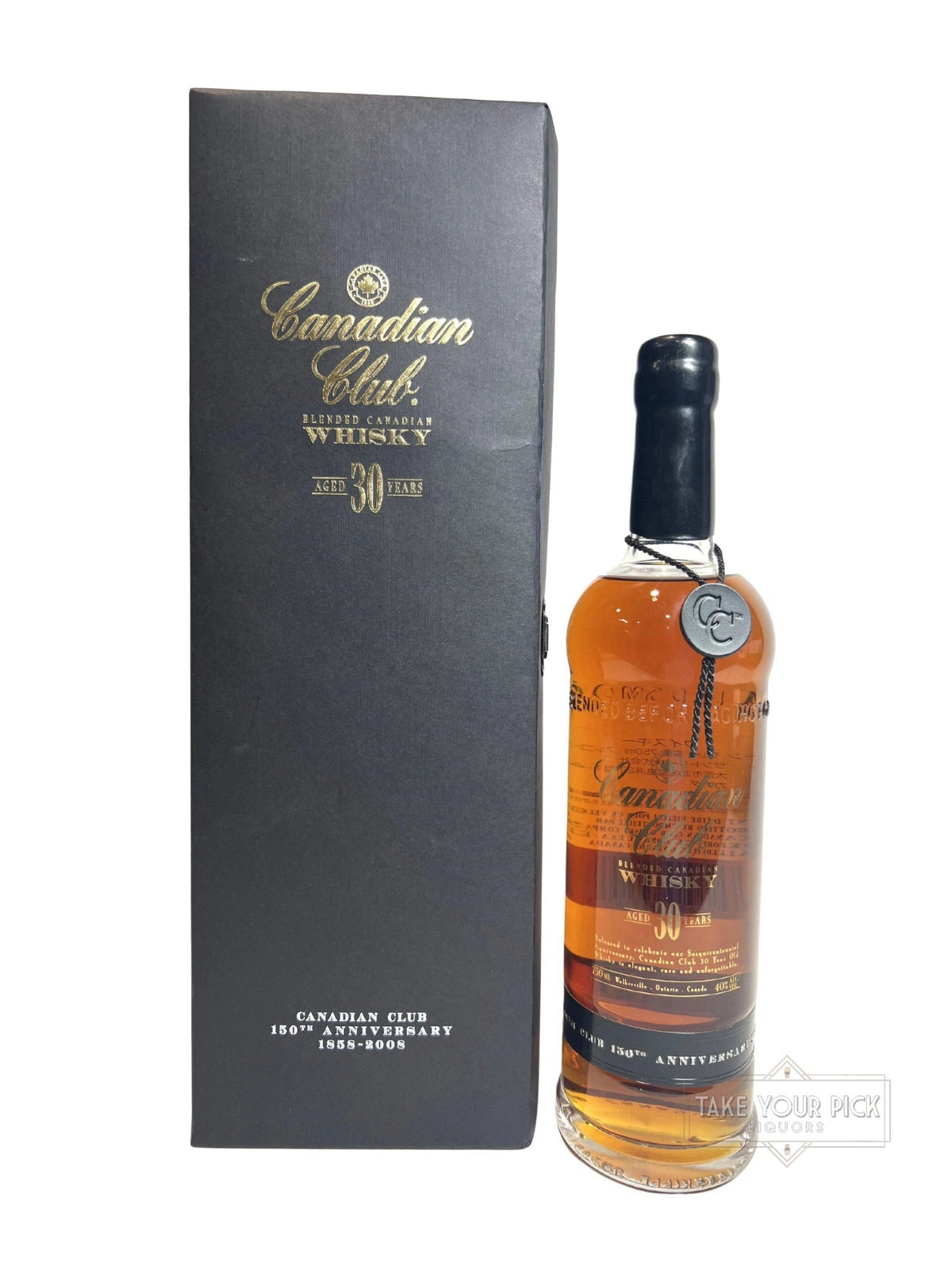 Canadian Club 30 Years Blended Canadian Whisky 2008 80 Proof Liter