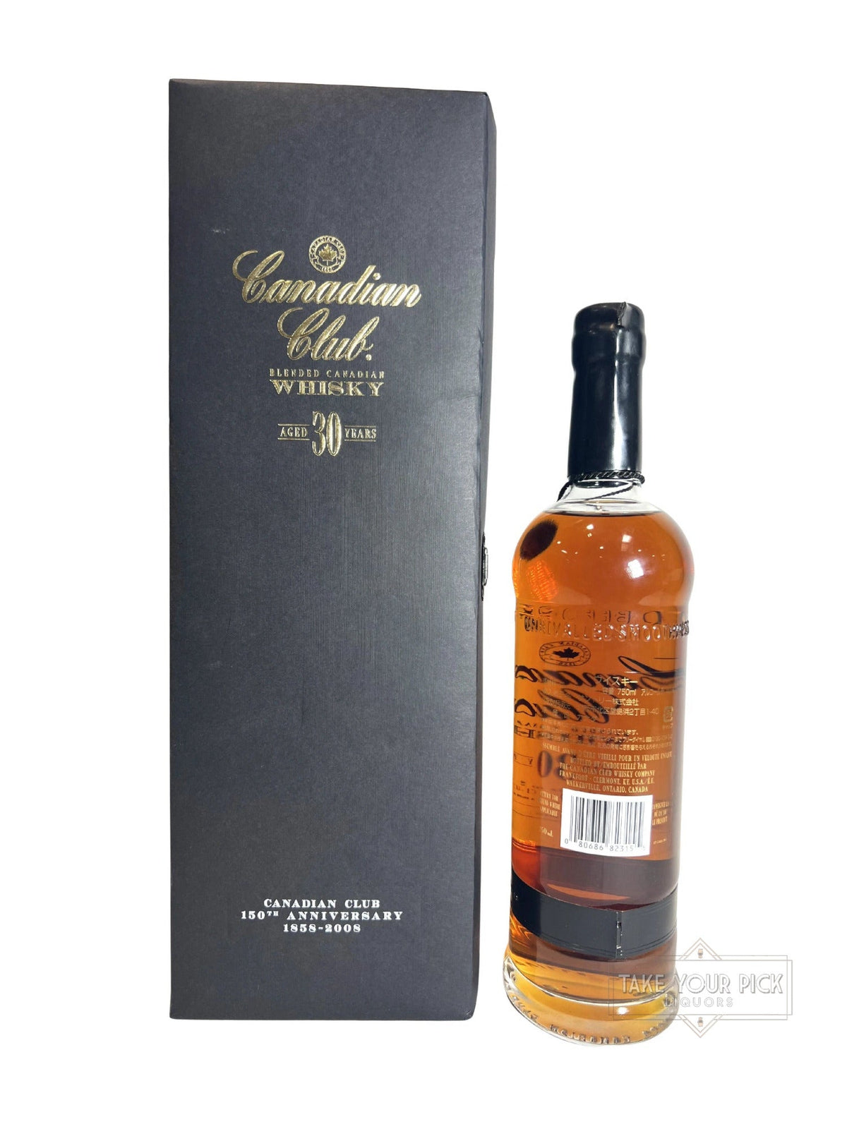Canadian Club 30 Years Blended Canadian Whisky 2008 80 Proof Liter