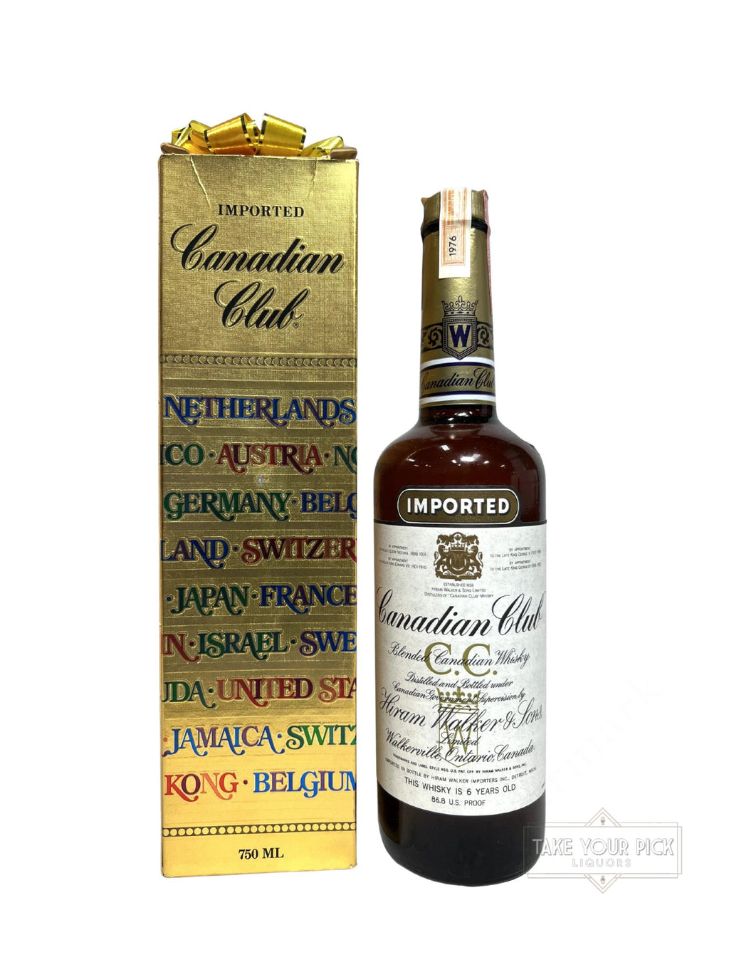 Candian Club 6-year 1976 with box