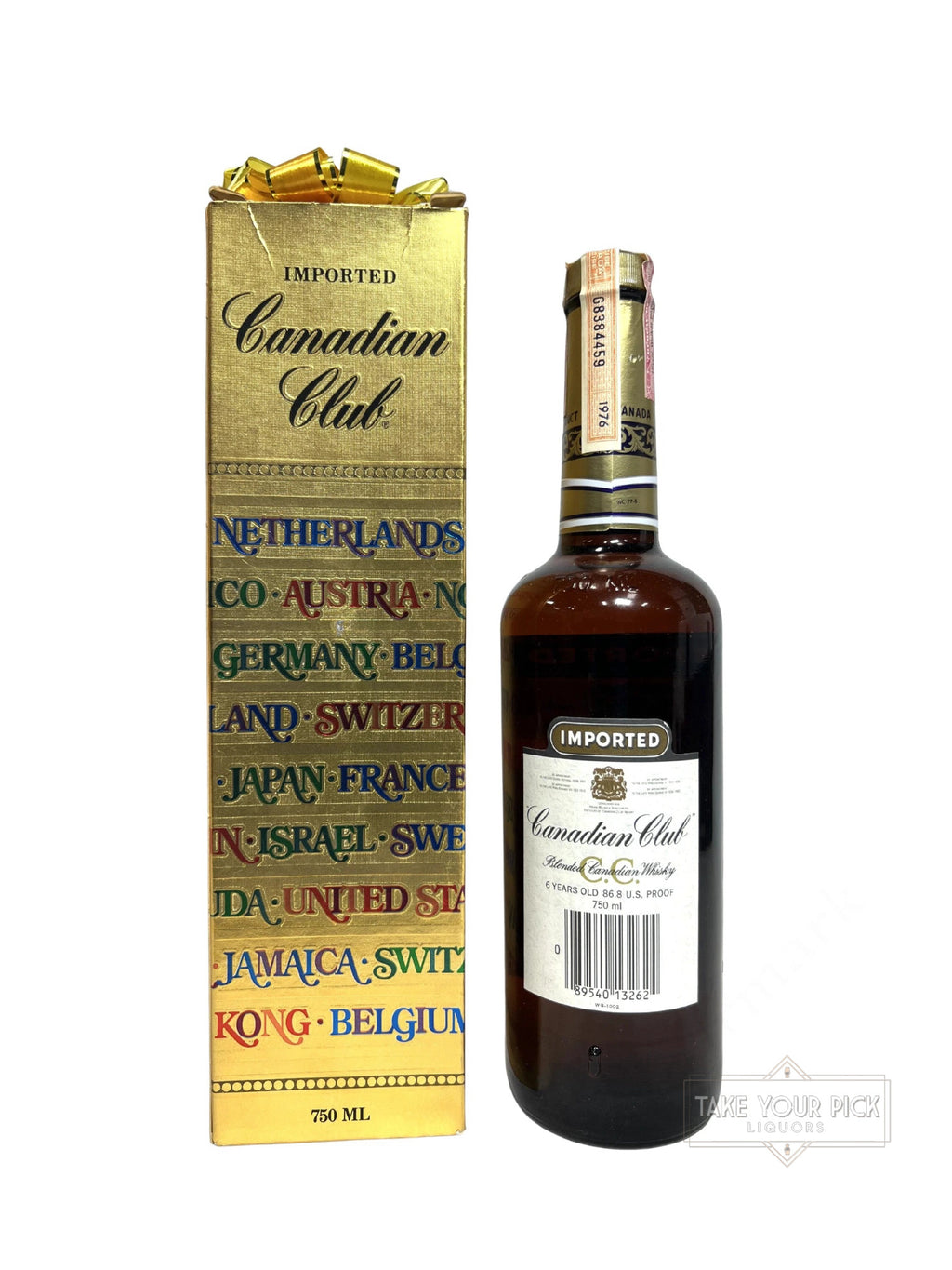 Candian Club 6-year 1976 with box