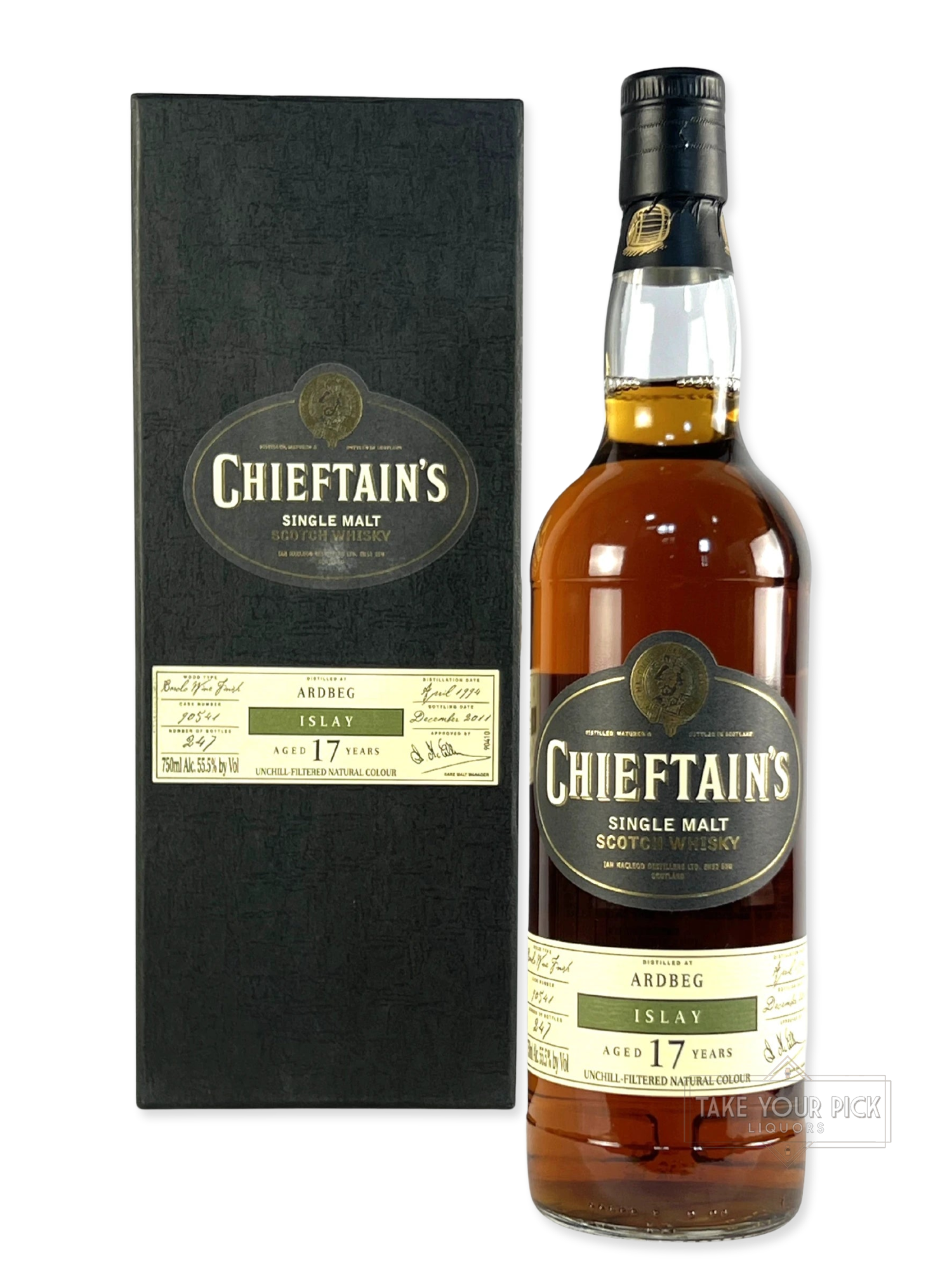 Chieftain's Ardbeg 17-year Barolo Cask 2011 - 111 Proof