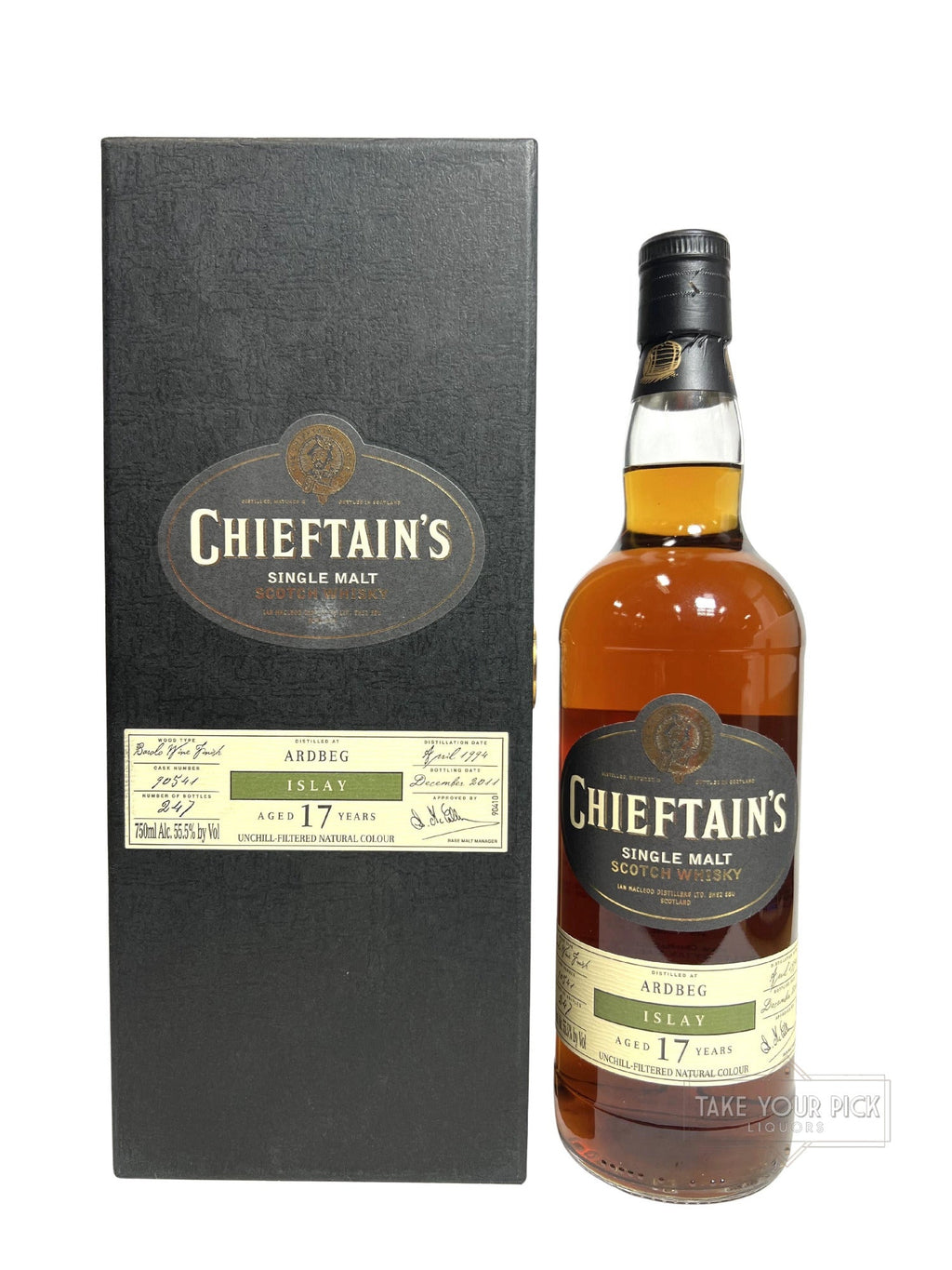 2011 Chieftain's Ardbeg 17 Year Barolo Cask 111 Proof 750ml