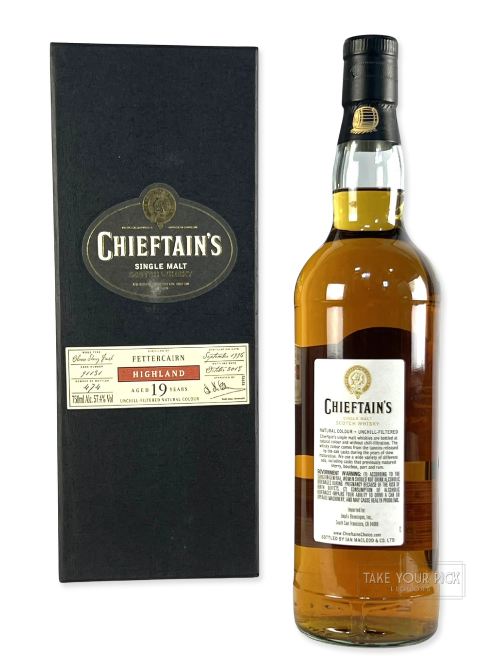Chieftain's Fettercairn 19-year 2015 - 114.8 Proof
